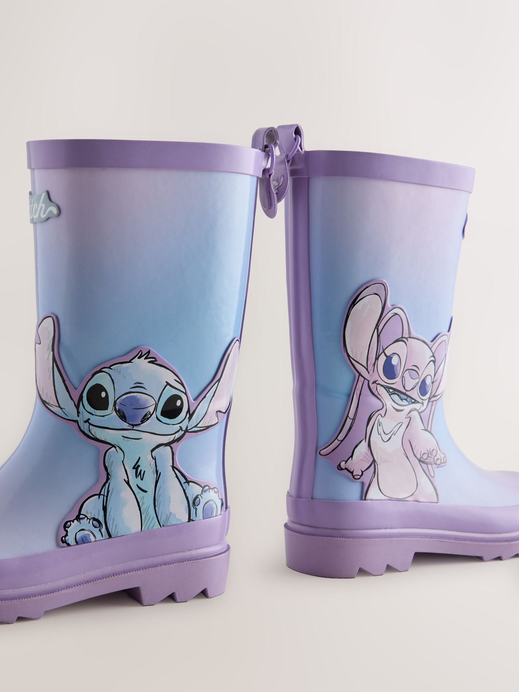 Lilac Purple Lilo and Stitch Wellies image 5