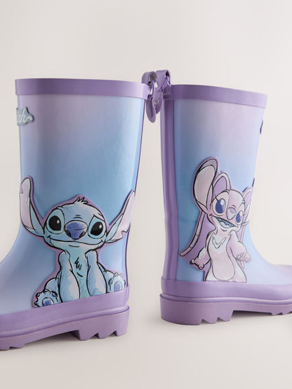 Lilac Purple Lilo and Stitch Wellies image 5