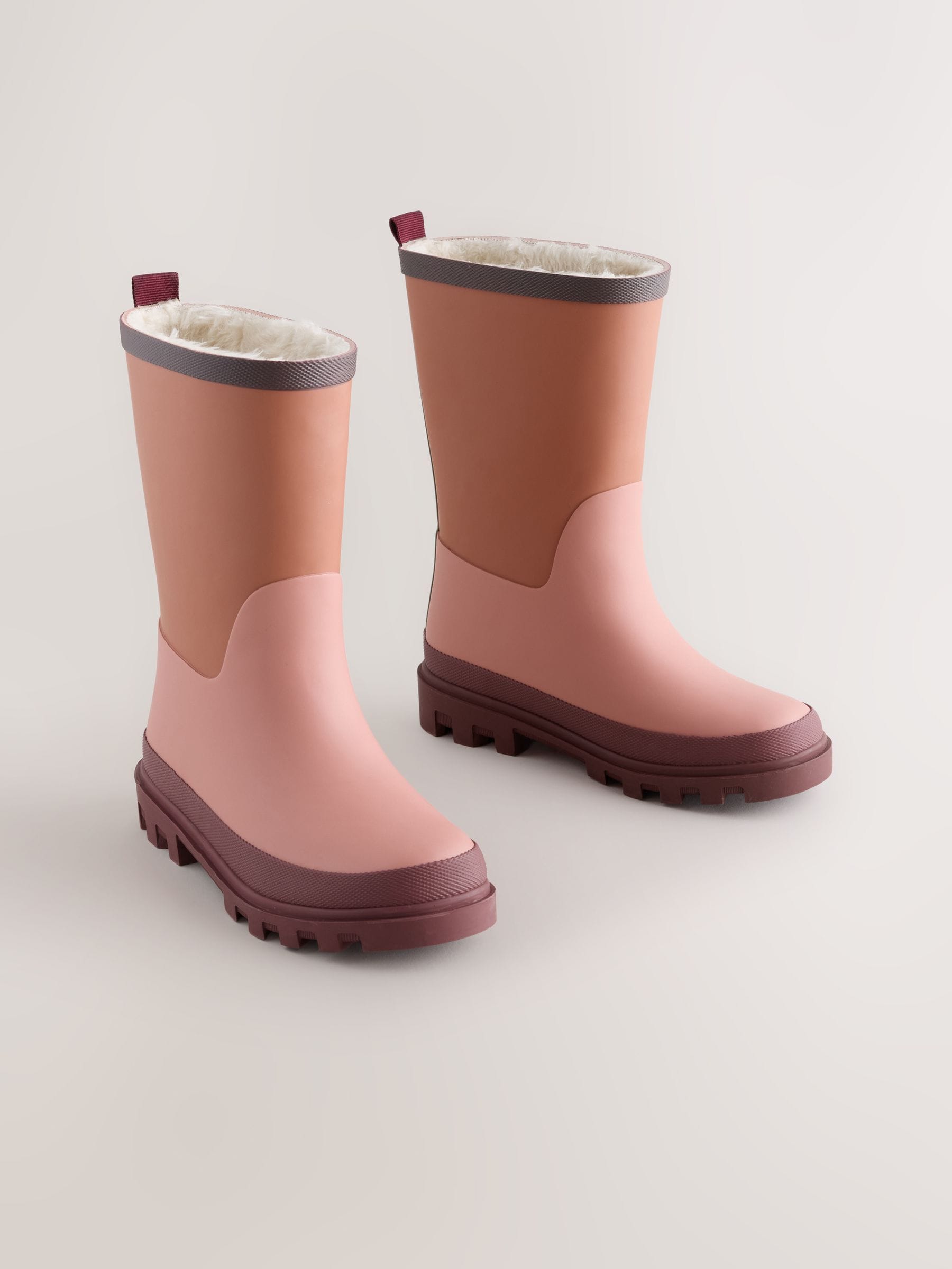 Muted Colour Block Standard Fit (F) Wellies image 1