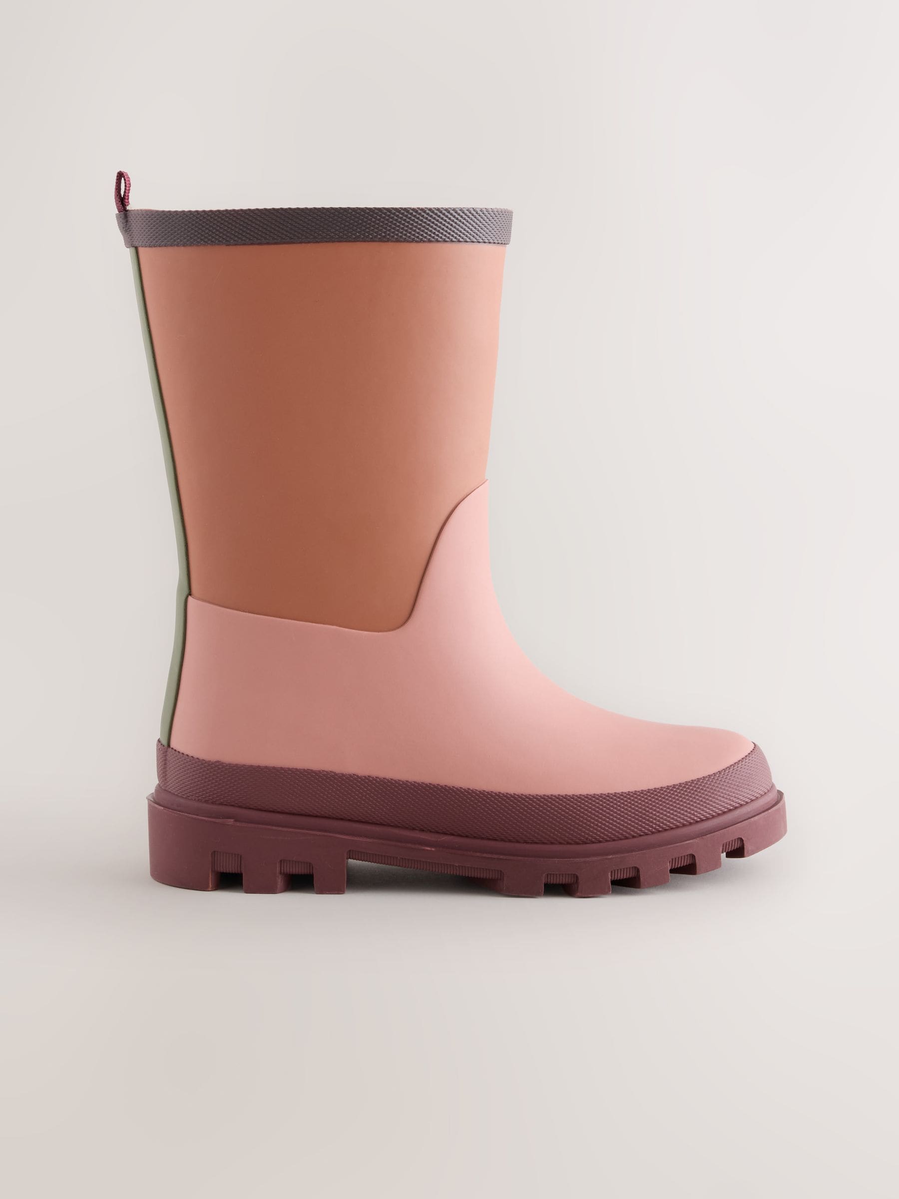 Muted Colour Block Standard Fit (F) Wellies image 2