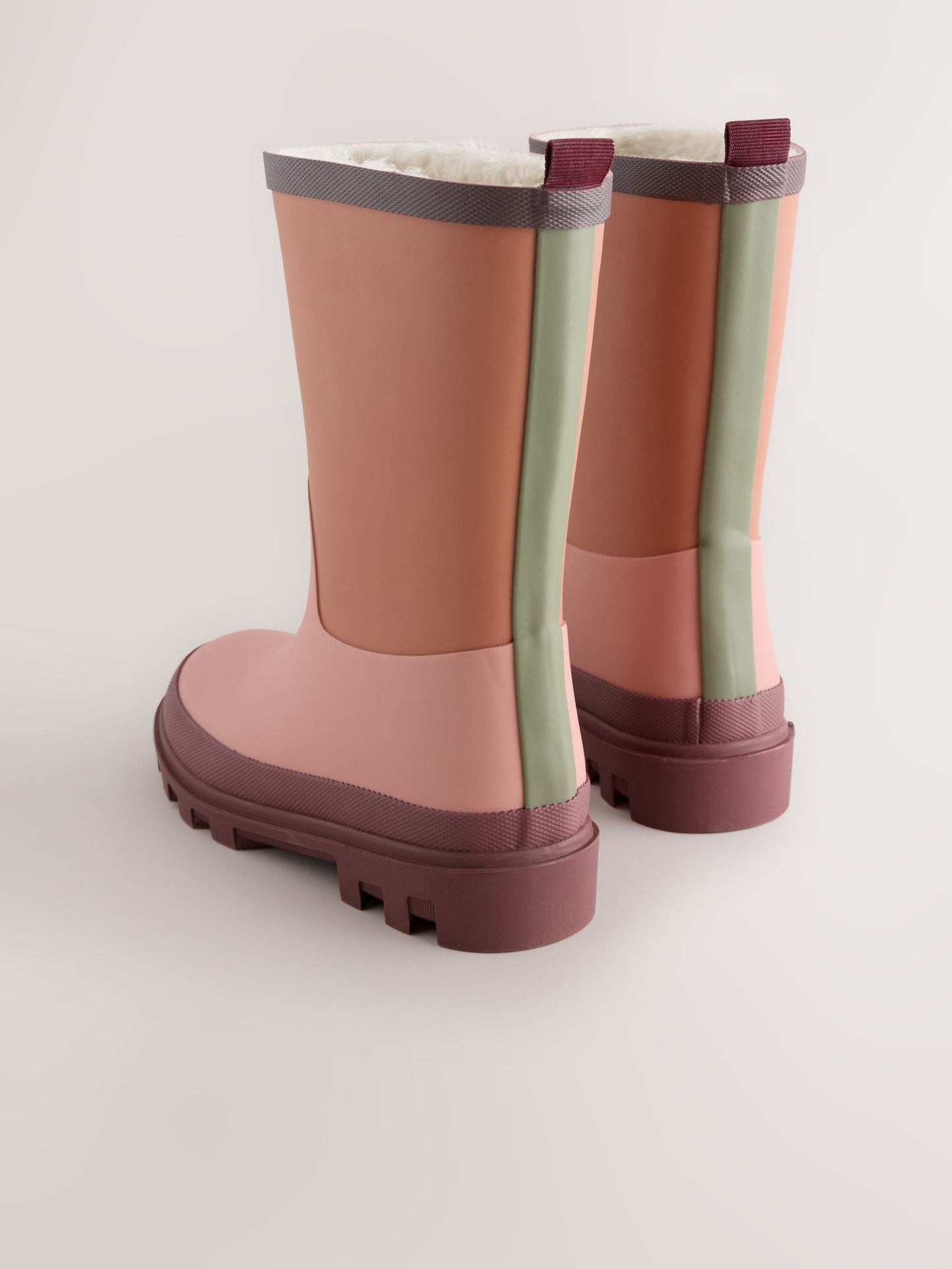 Muted Colour Block Standard Fit (F) Wellies image 3