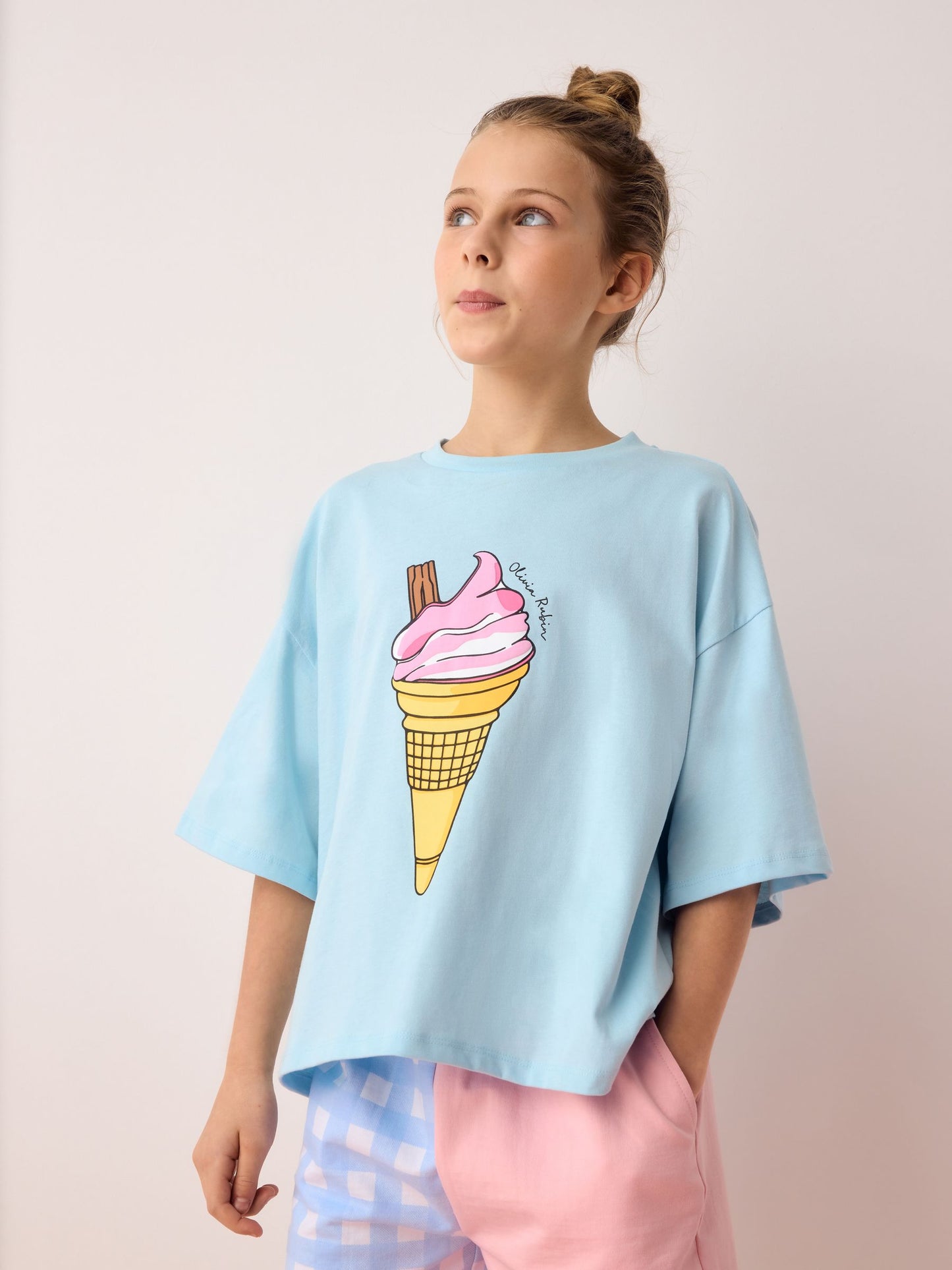 Dsiney Kidz - Olivia Rubin Boxy Dessert Puff Print Graphic Multicolour T-Shirts 3 Pack image 5