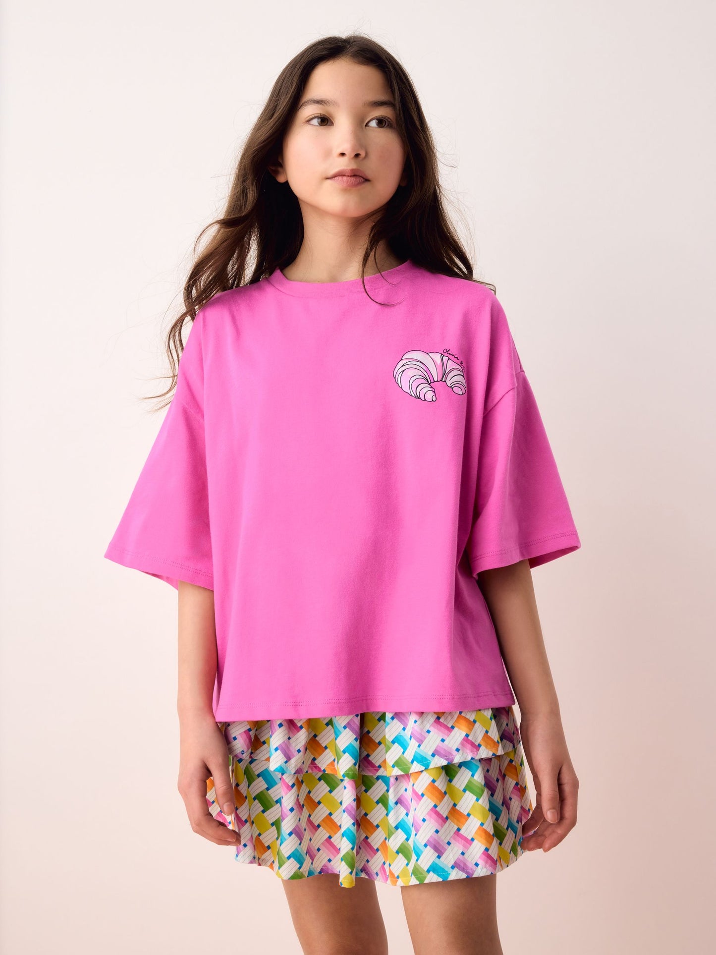 Dsiney Kidz - Olivia Rubin Boxy Dessert Puff Print Graphic Multicolour T-Shirts 3 Pack image 6