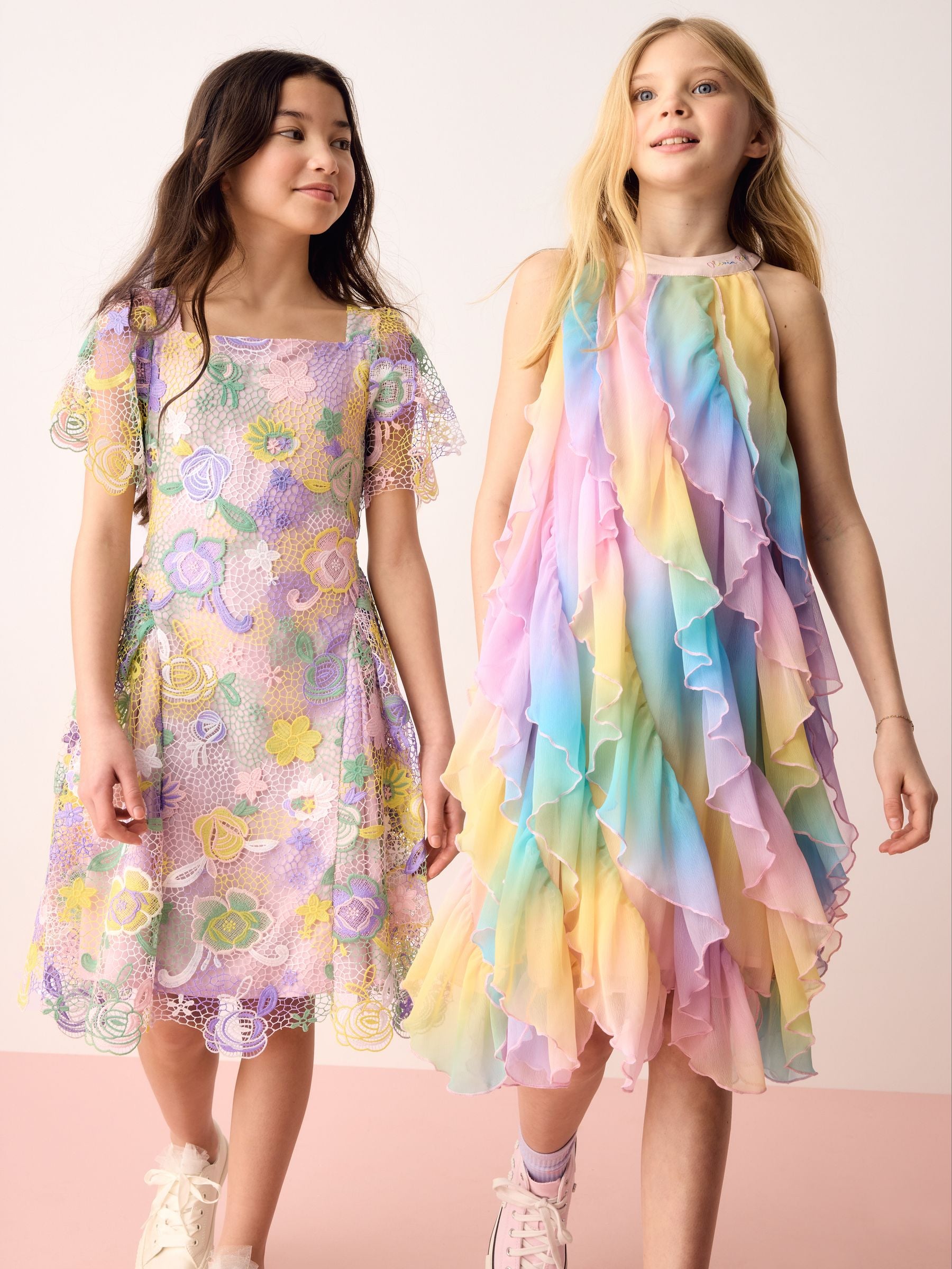 Olivia Rubin Floral Angel Sleeve Lace Dress image 8