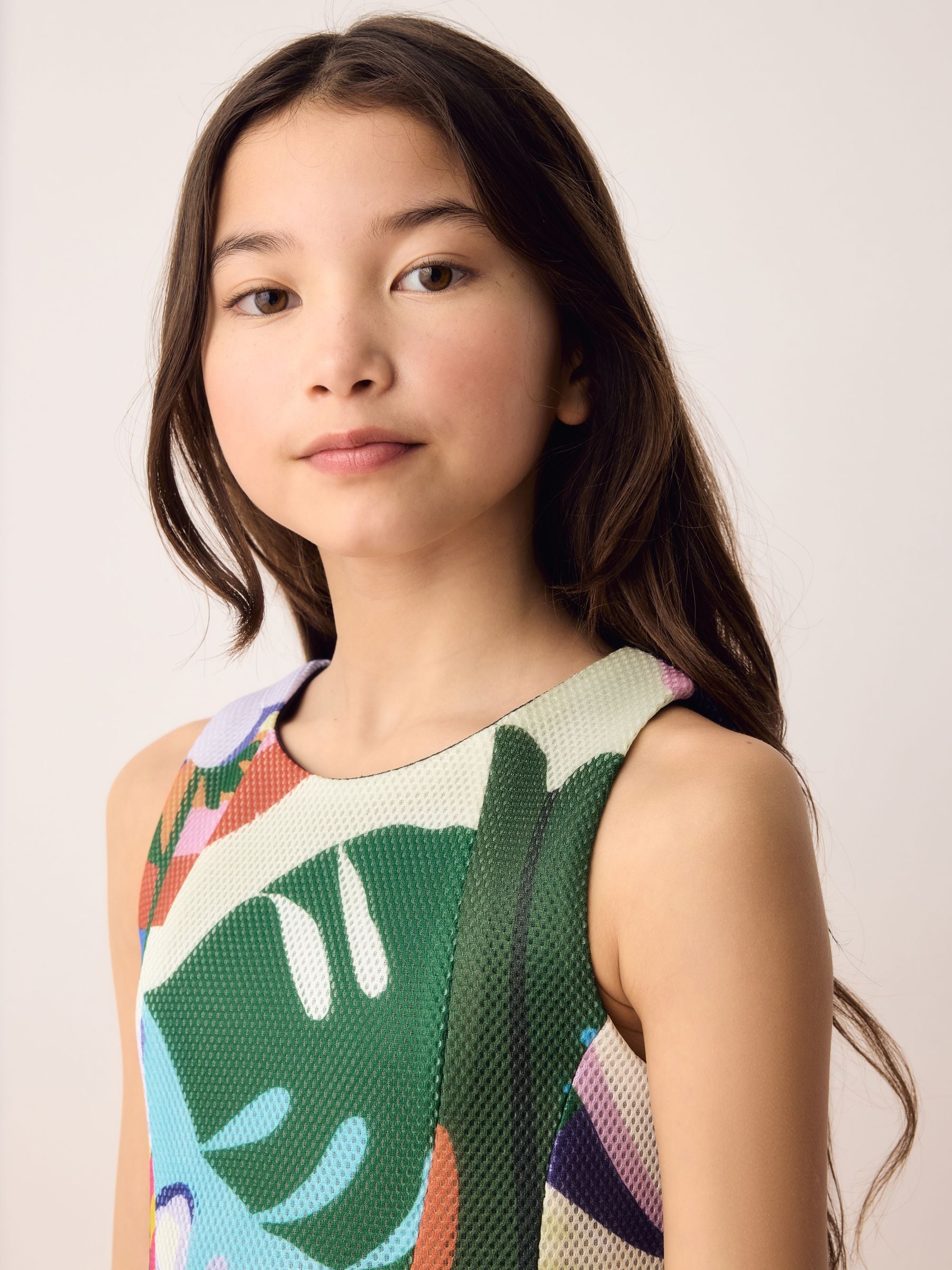 Olivia Rubin Airtex Floral Structured Scuba Multicolour Dress image 5