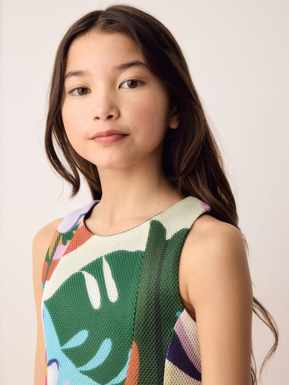Olivia Rubin Airtex Floral Structured Scuba Multicolour Dress image 5