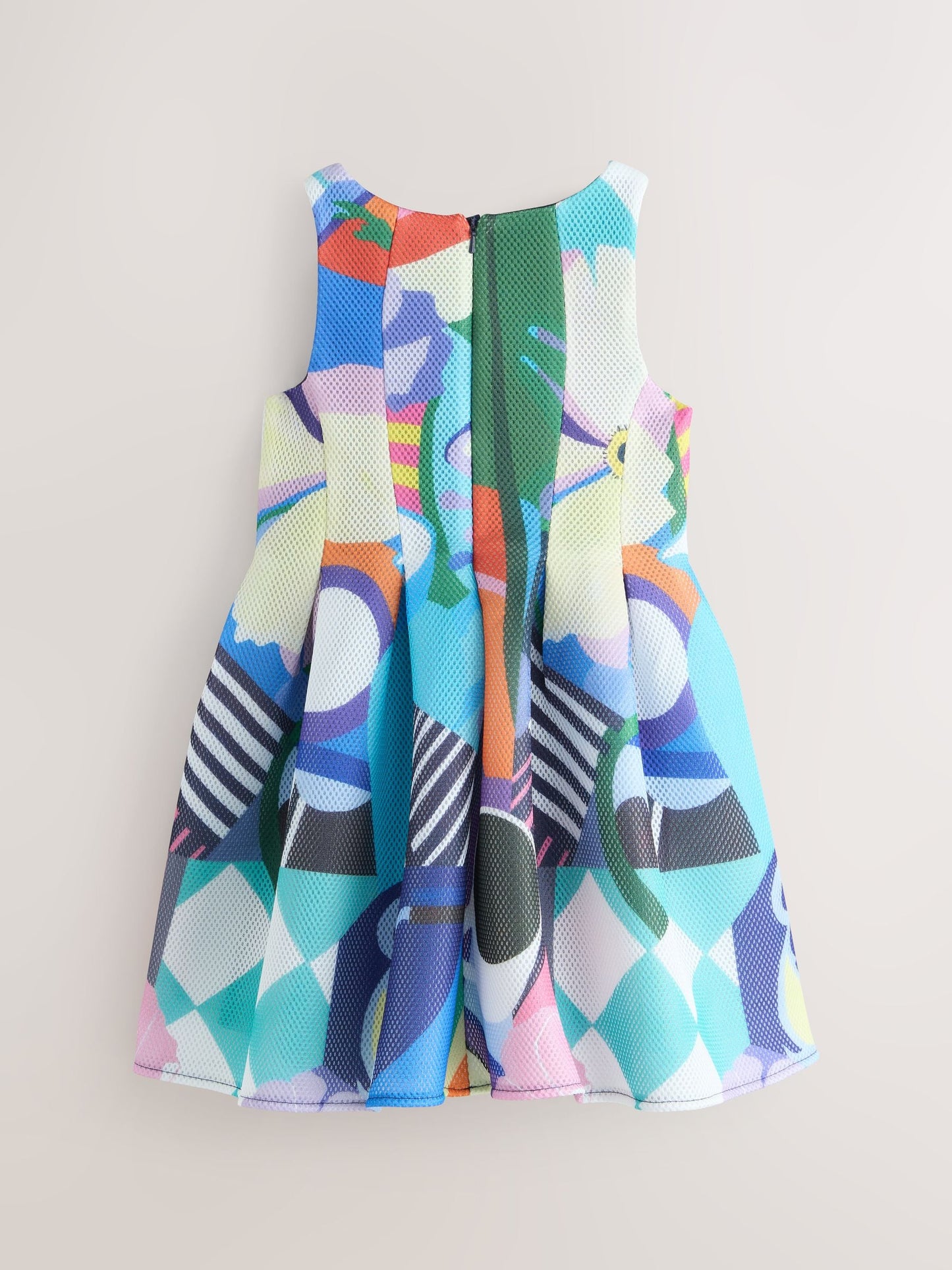 Olivia Rubin Airtex Floral Structured Scuba Multicolour Dress image 8