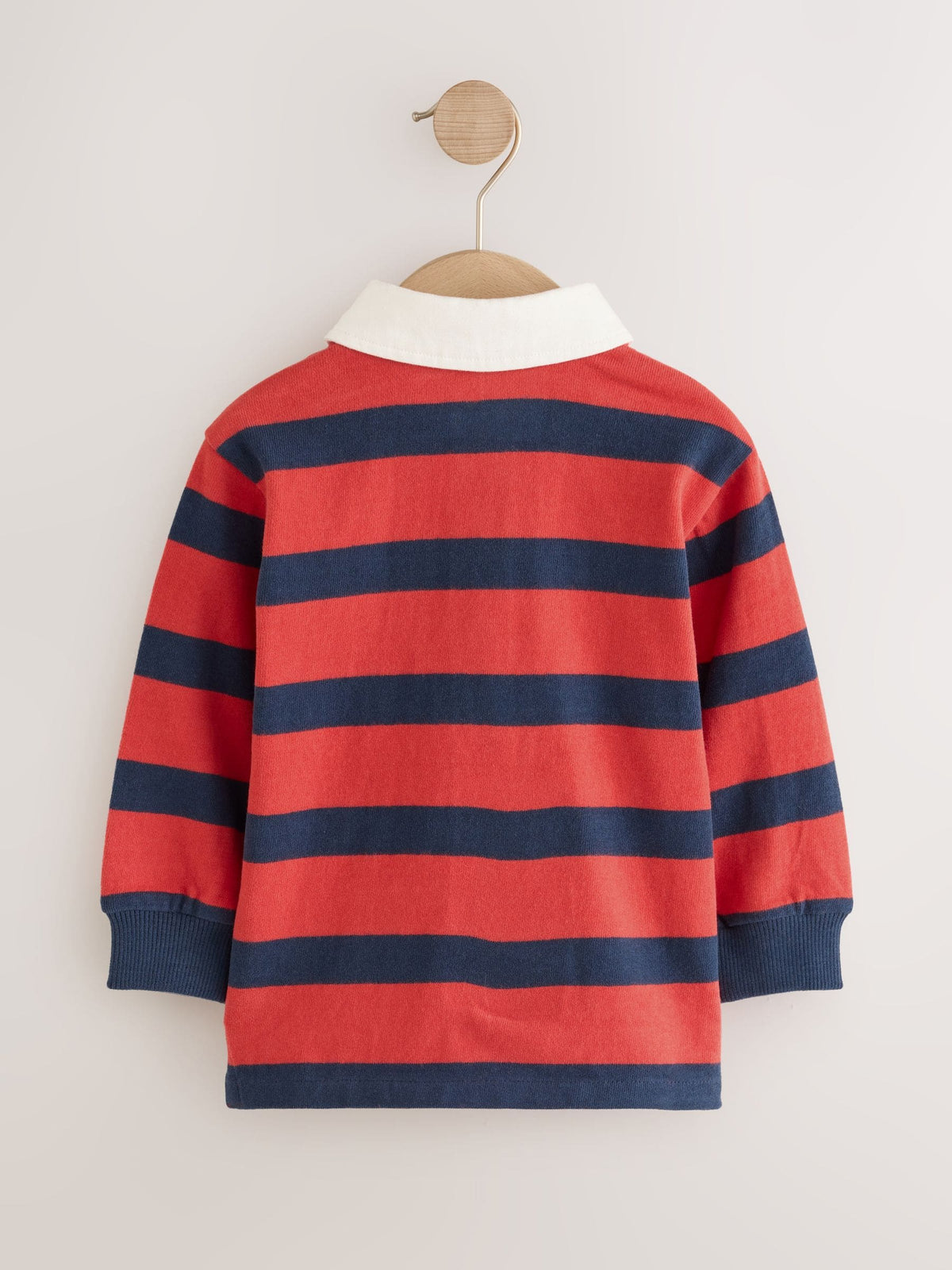 Dsiney Kidz - Navy/Red Long Sleeve Rugby Polo Top (3mths-7yrs) image 6