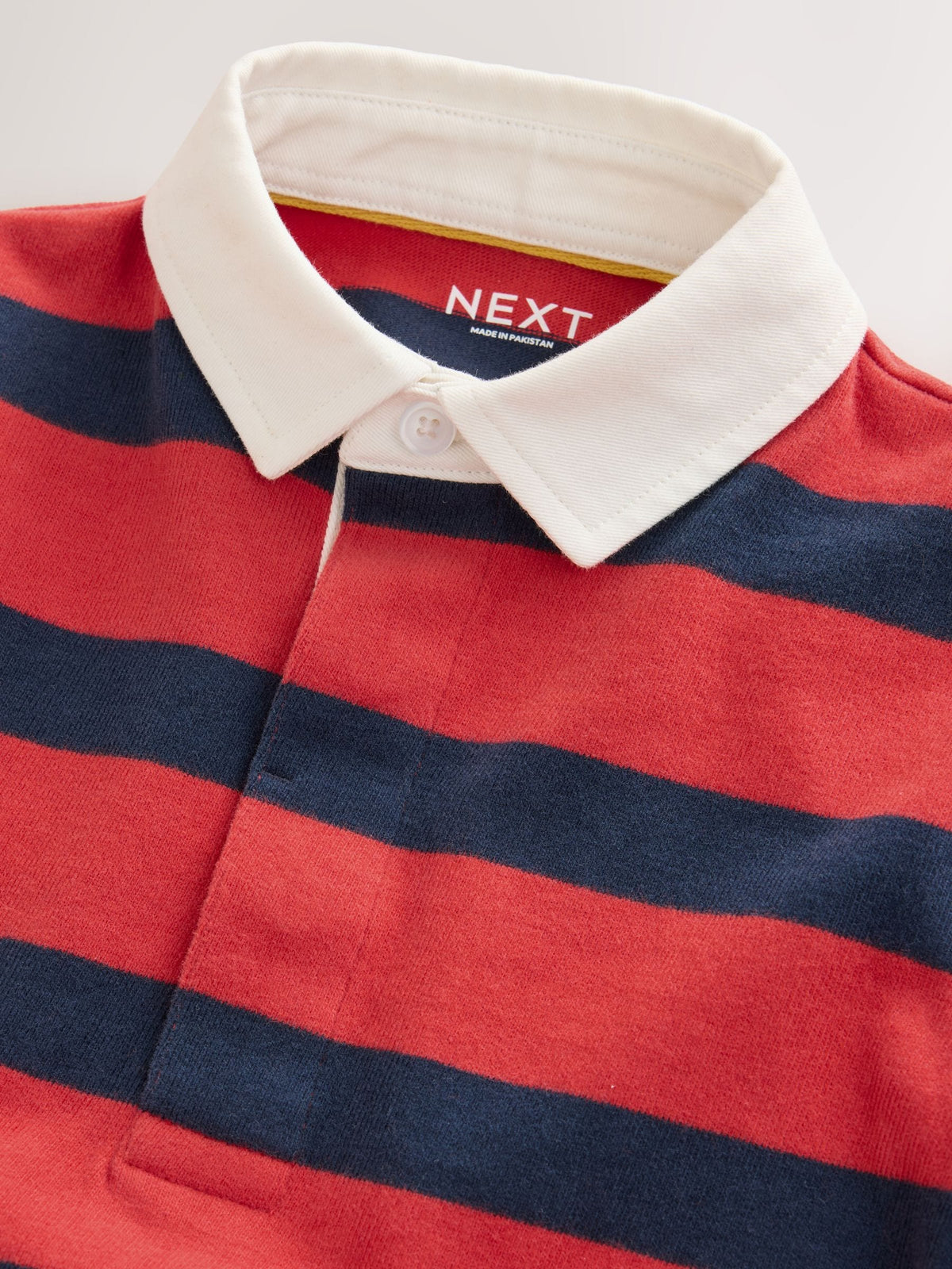 Dsiney Kidz - Navy/Red Long Sleeve Rugby Polo Top (3mths-7yrs) image 7