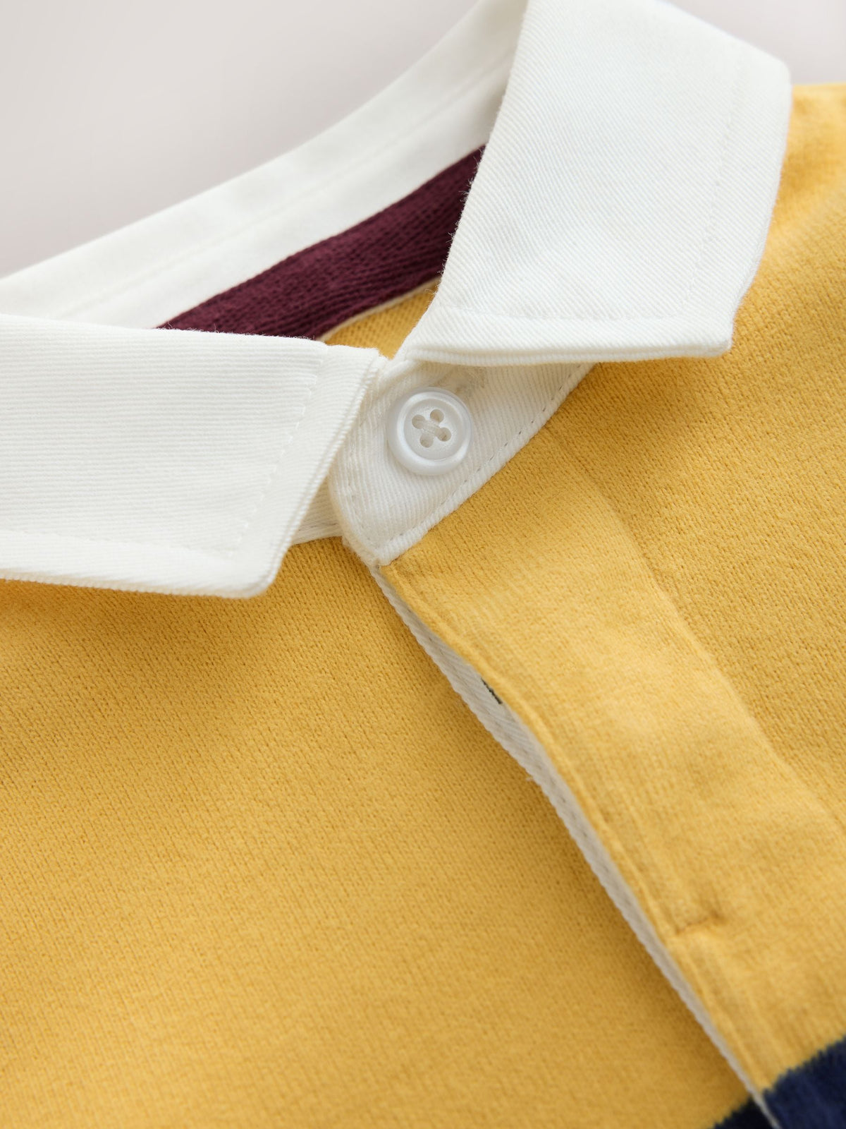 Dsiney Kidz - Yellow/White Long Sleeve Rugby Polo Top (3mths-7yrs) image 7