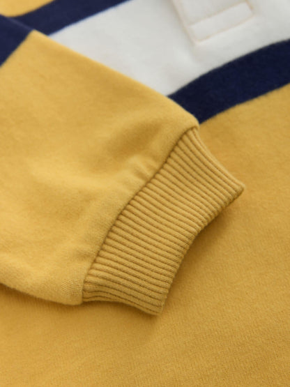 Dsiney Kidz - Yellow/White Long Sleeve Rugby Polo Top (3mths-7yrs) image 8