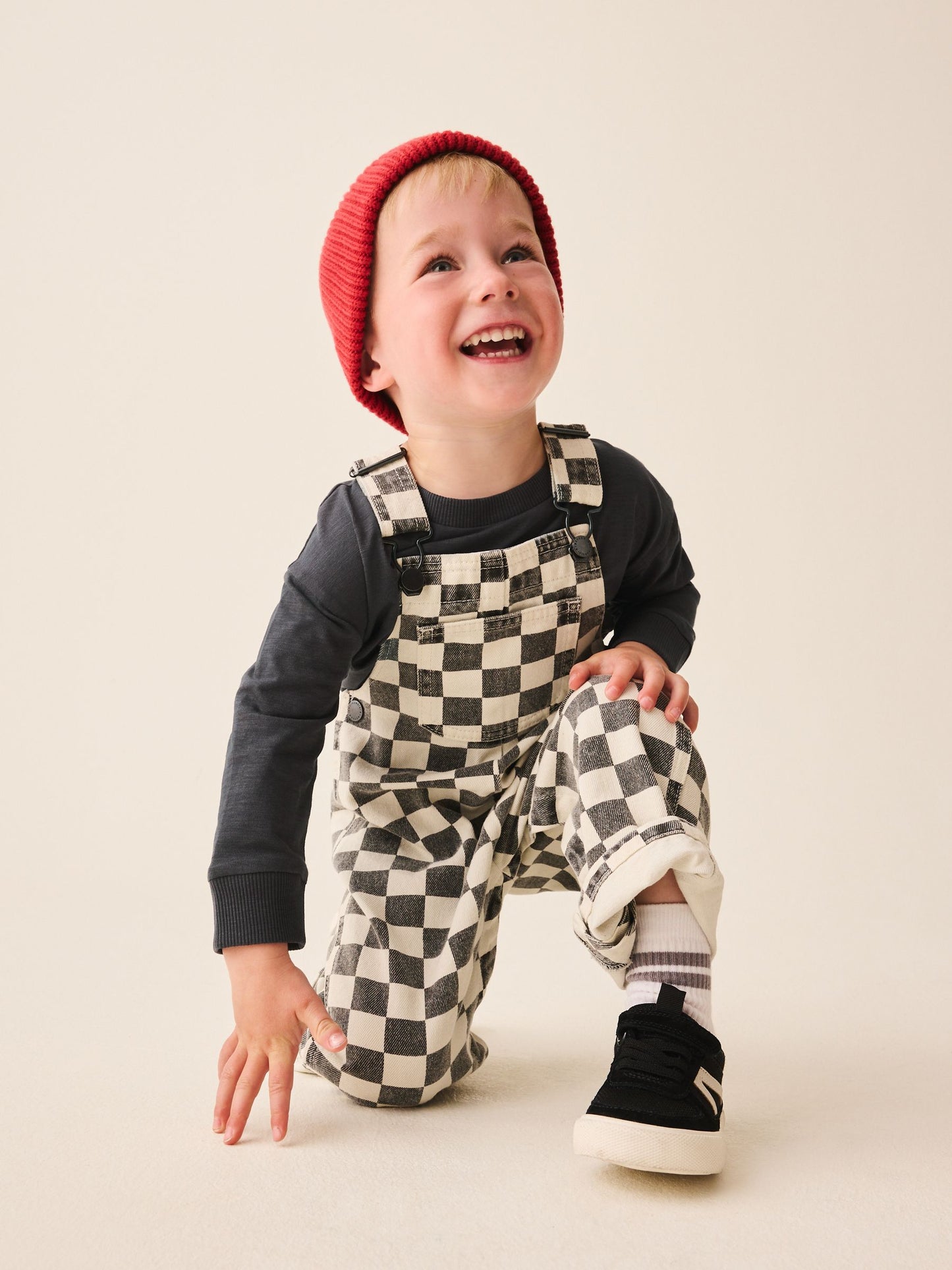 Dsiney Kidz - Monochrome Plain Stripe Long Sleeve T-Shirts 5 Pack (3mths-7yrs) image 3
