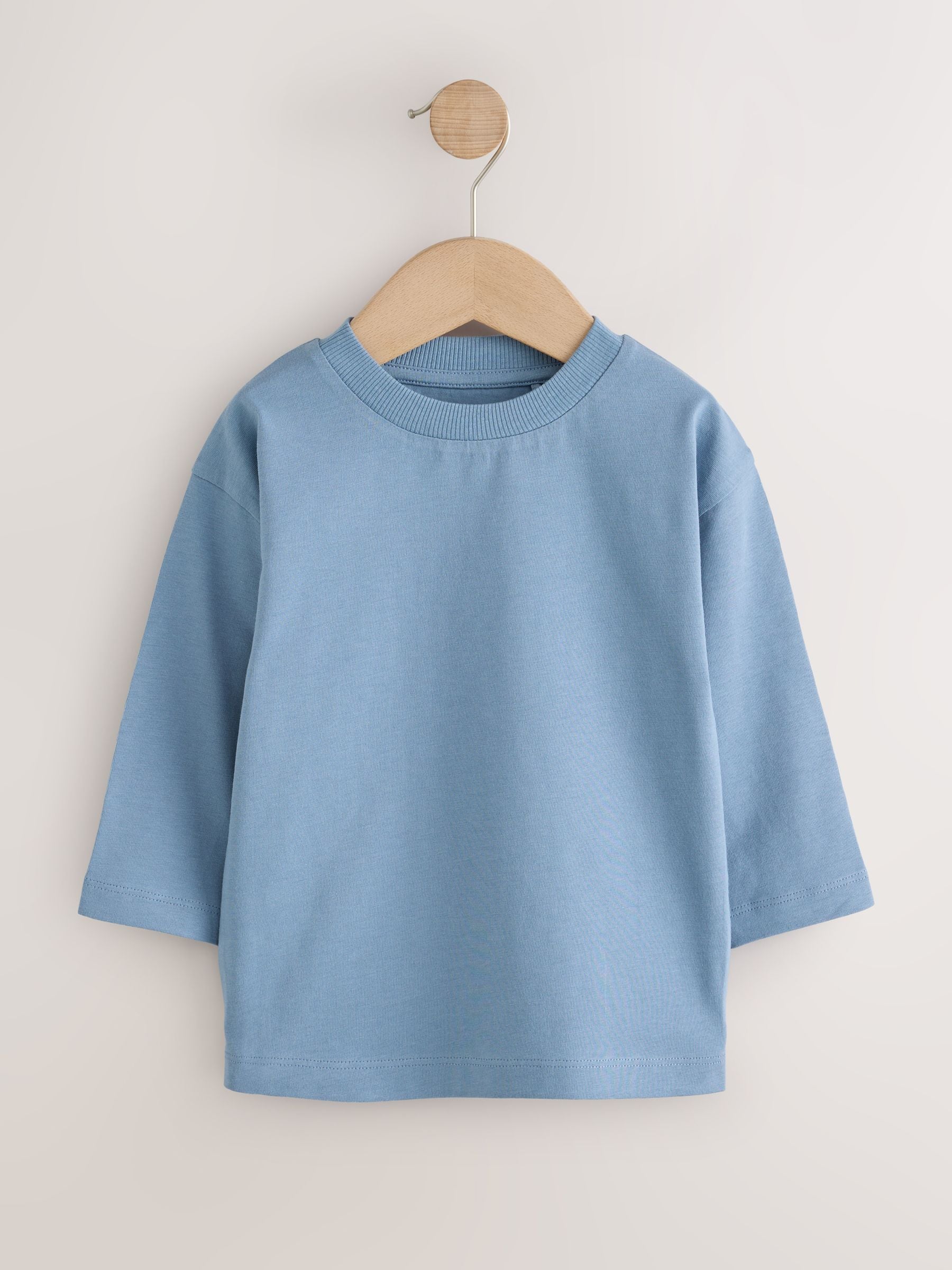 Dsiney Kidz - Blue/Navy Long Sleeve T-Shirts 5 Pack (3mths-7yrs) image 4