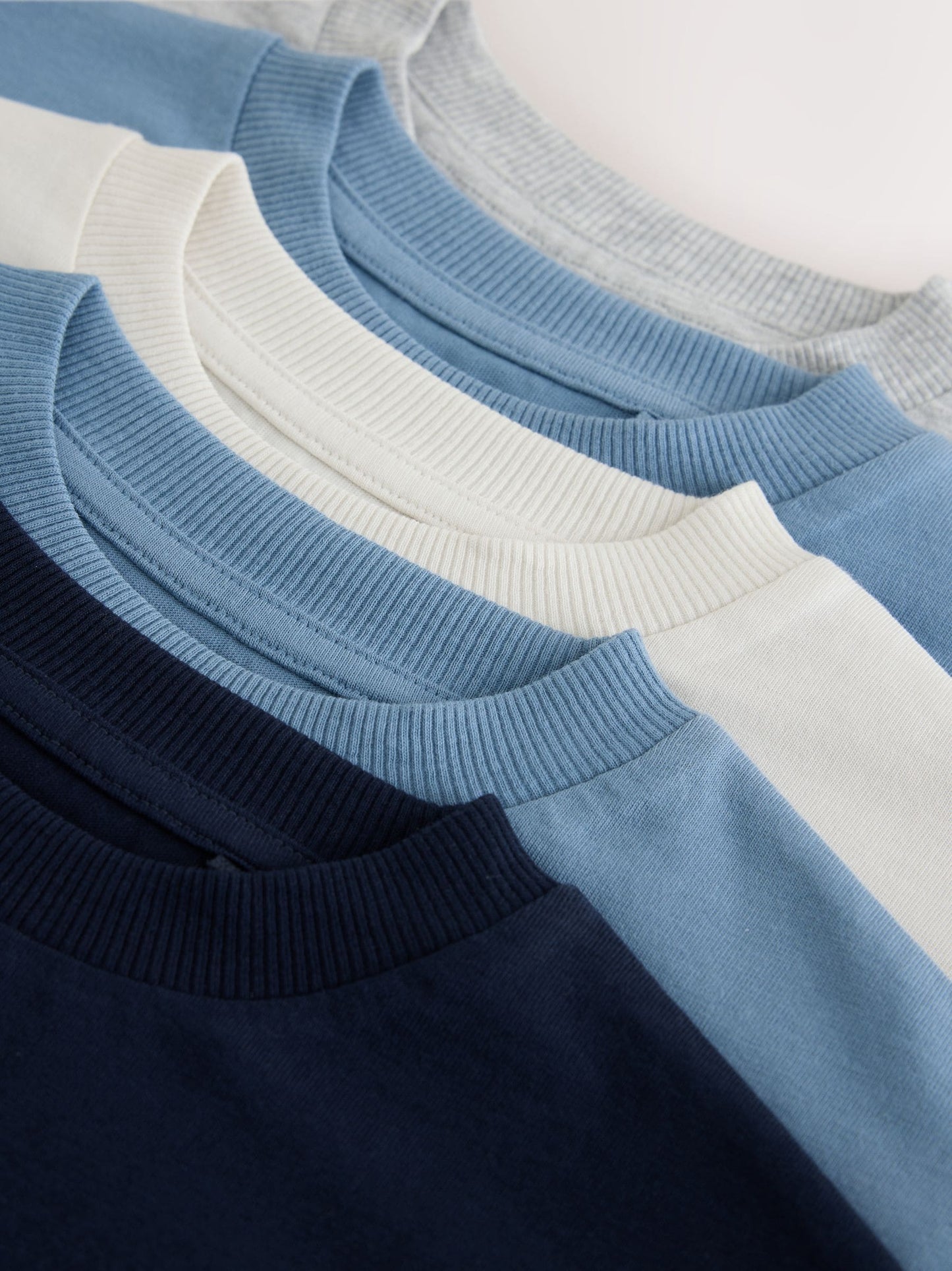 Dsiney Kidz - Blue/Navy Long Sleeve T-Shirts 5 Pack (3mths-7yrs) image 8