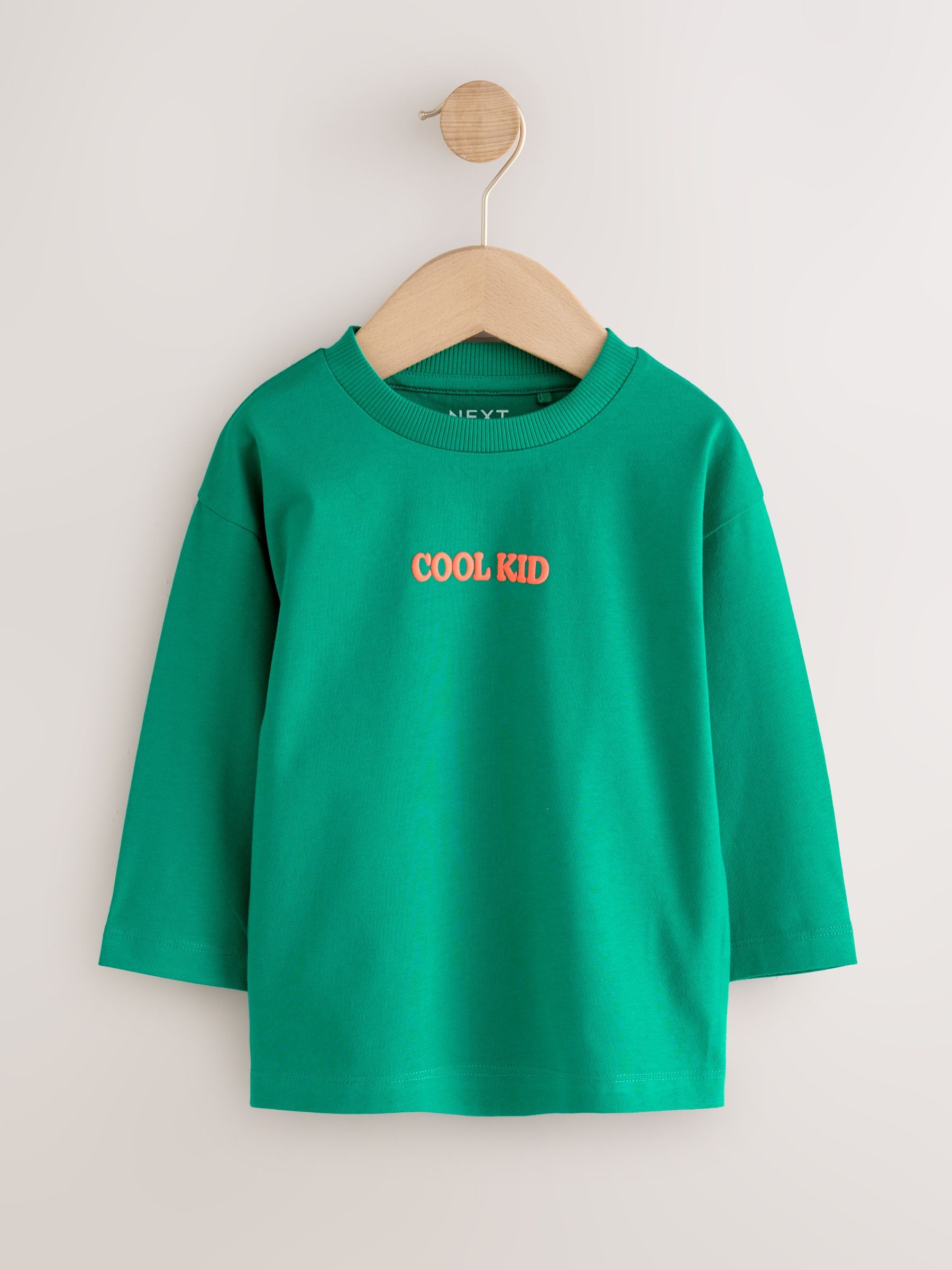 Multi Bright Fun Graphic Slogan Long Sleeve T-Shirts 5 Pack (3mths-7yrs) image 4