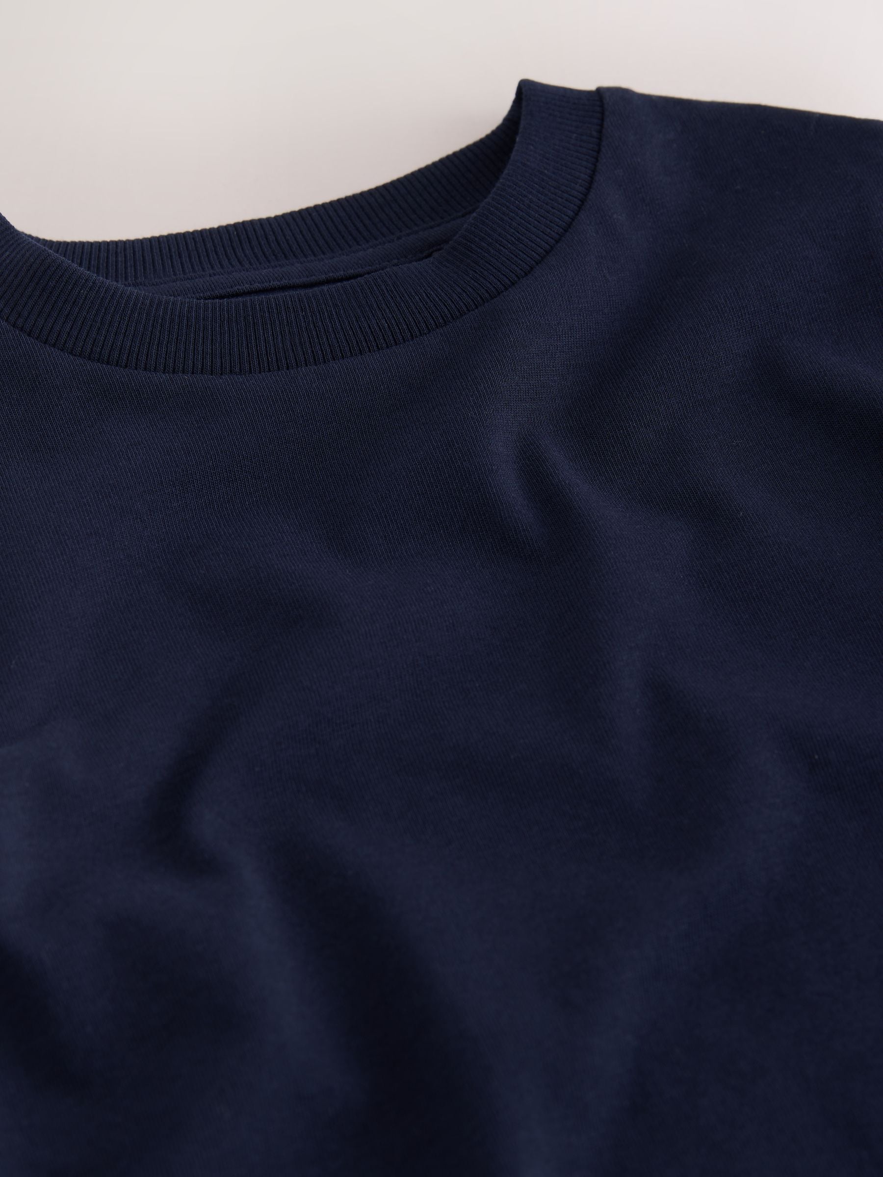 Dsiney Kidz - Navy Long Sleeve Plain T-Shirt (3mths-7yrs) image 4