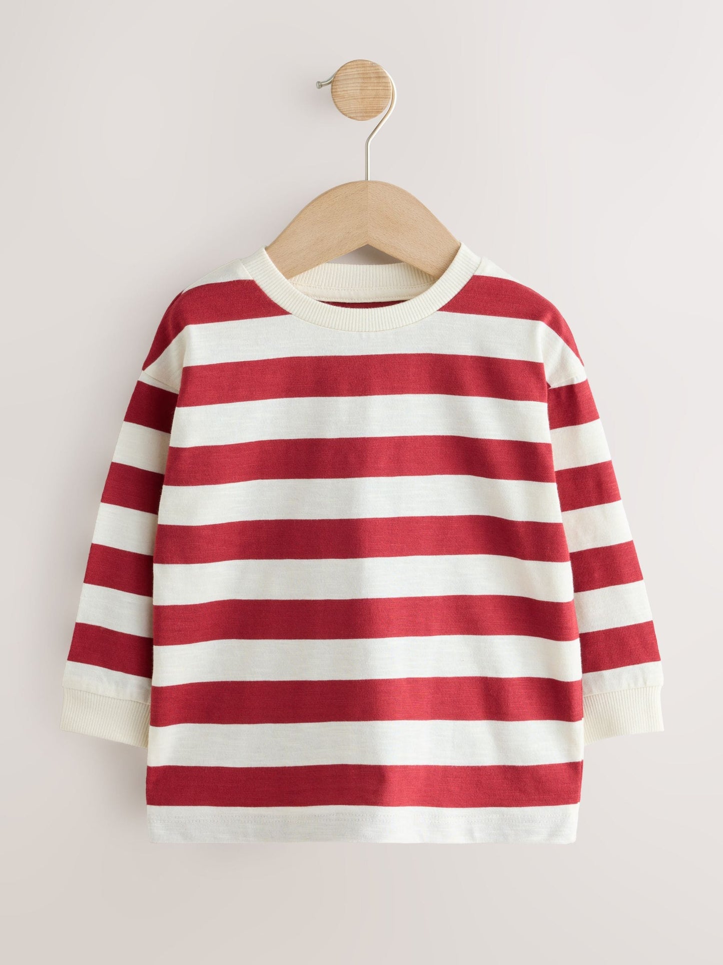 Dsiney Kidz - Navy/Red London Long Sleeve Applique T-Shirts 3 Pack (3mths-7yrs) image 4