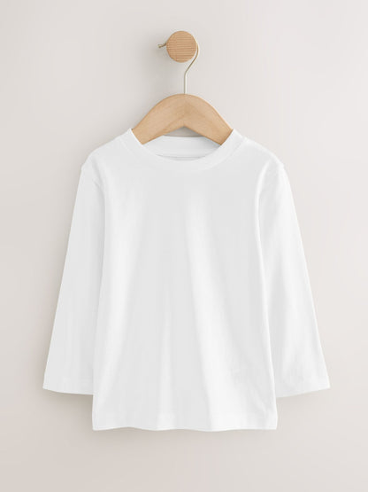 Dsiney Kidz - White Long Sleeve Plain T-Shirt (3mths-7yrs) image 1