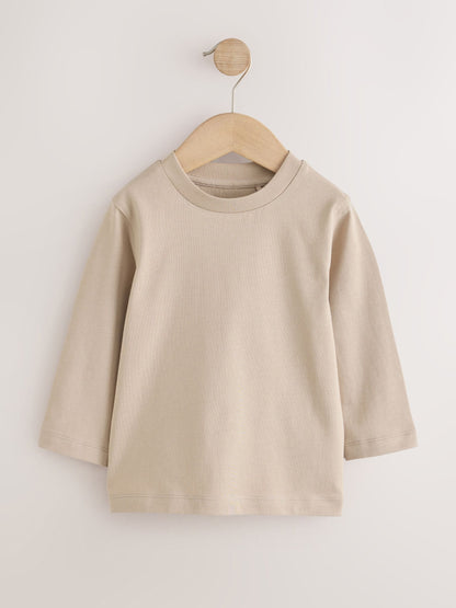 Dsiney Kidz - Neutral Long Sleeve Plain T-Shirt (3mths-7yrs) image 1
