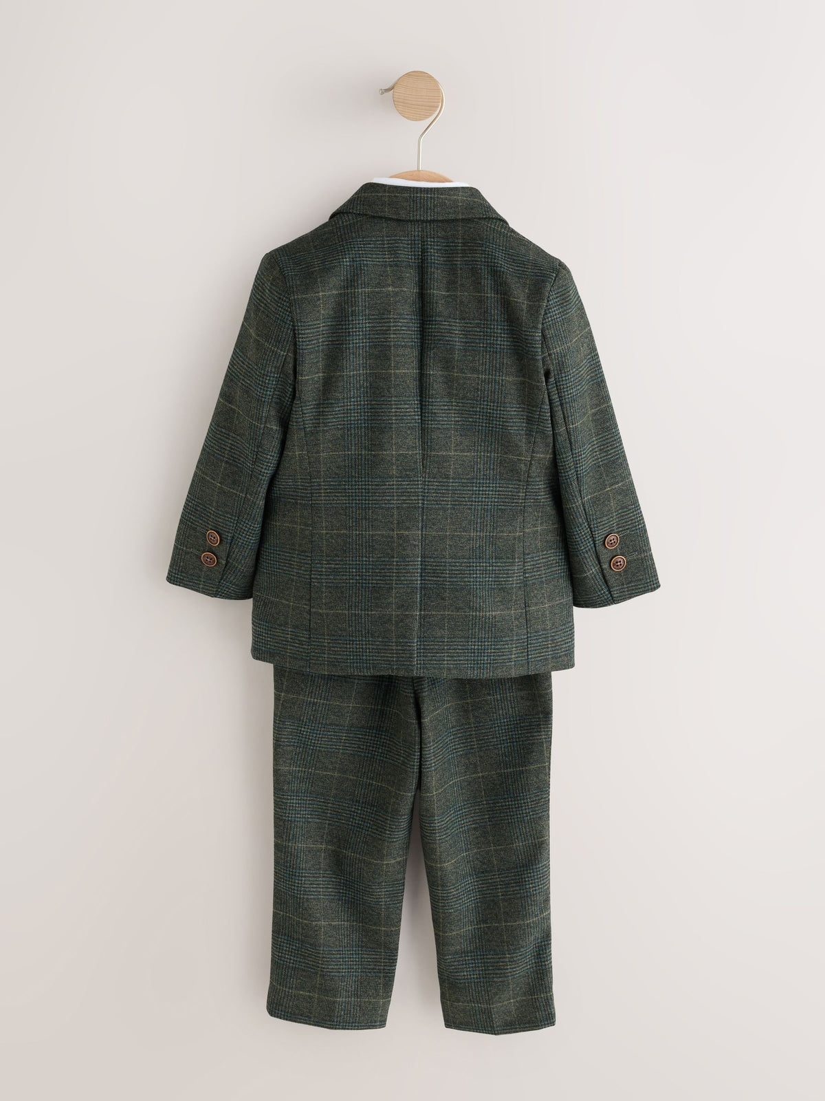 Dsiney Kidz - Green Blazer, Shirt & Trouser Set Blazer Shirt Trousers and Bow Tie Set (3mths-12yrs) image 3