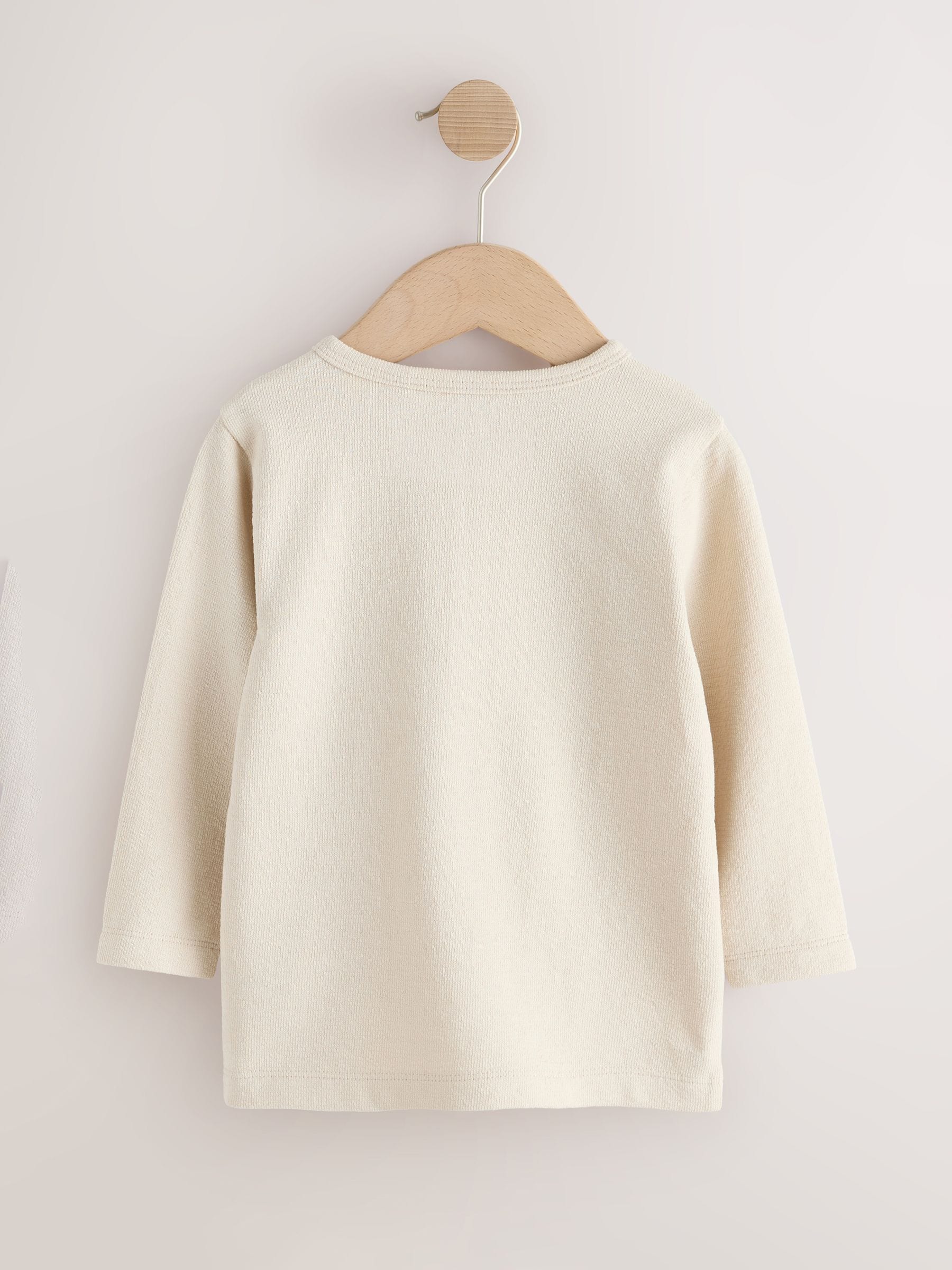 Dsiney Kidz - Neutral Long Sleeve Henley Neck T-Shirt (3mths-7yrs) image 5