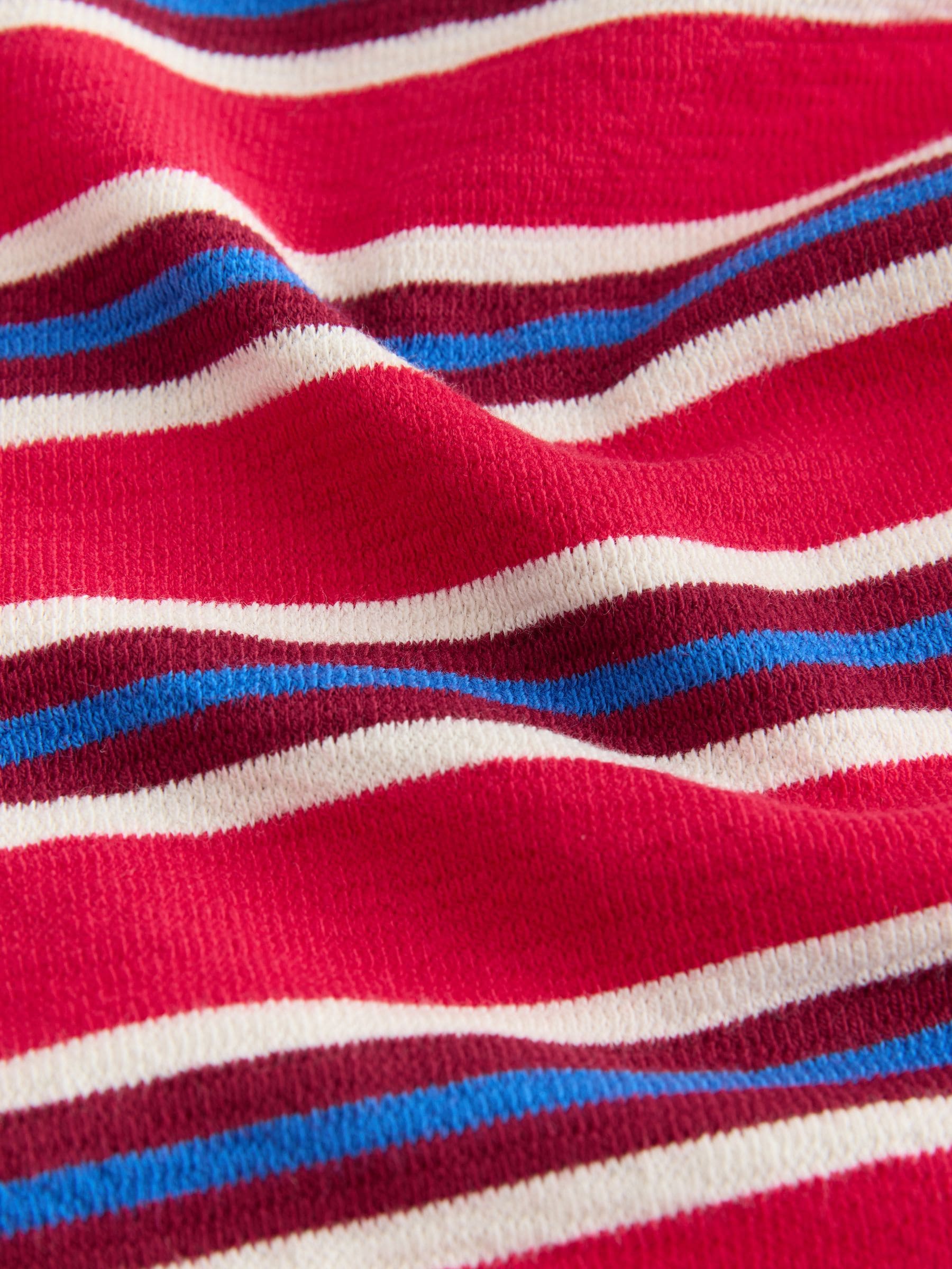 Red/White Textured Long Sleeve Stripe T-Shirt (3mths-7yrs) image 7