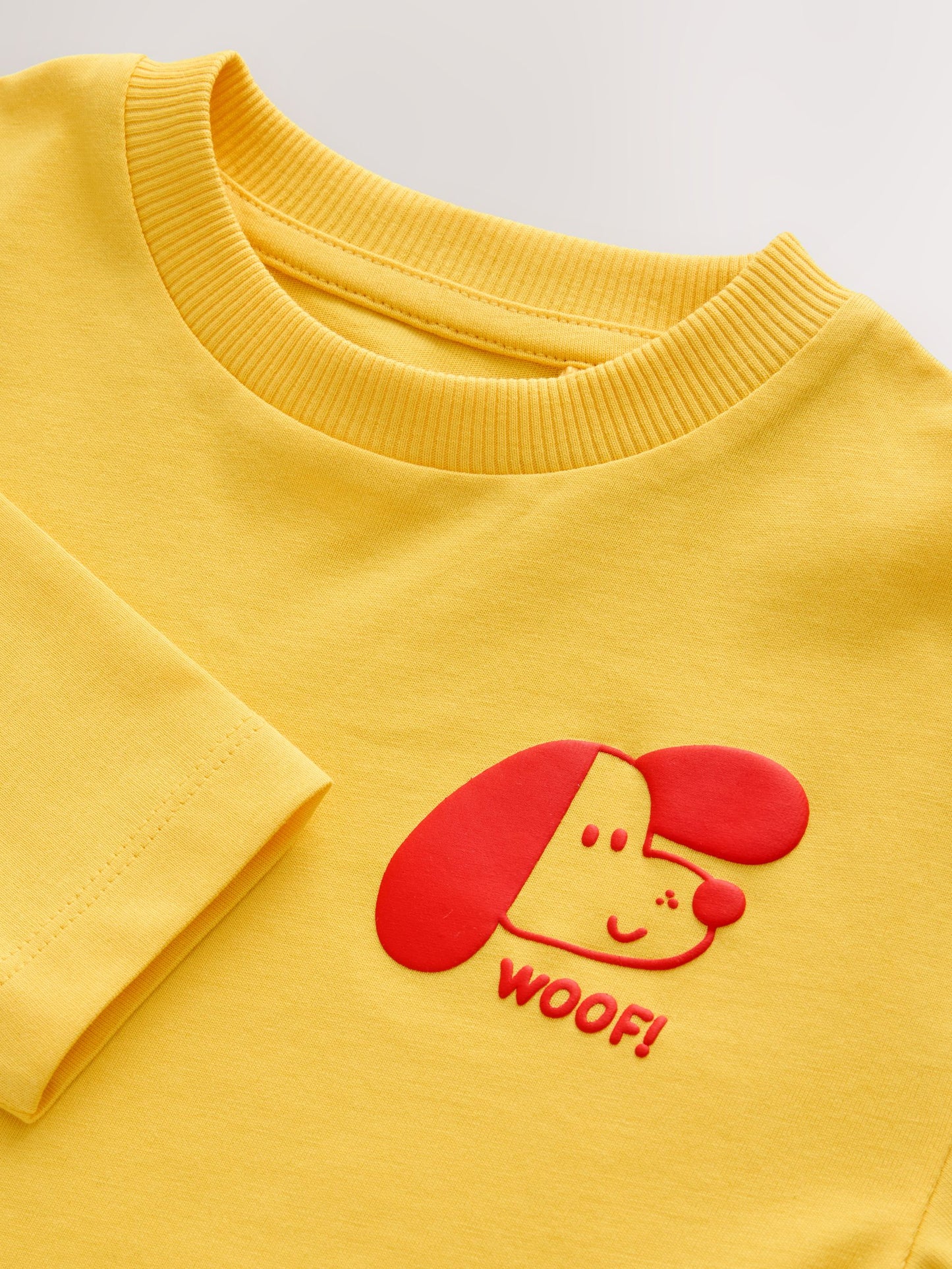 Yellow Dog Long Sleeve Small Graphic Printed T-Shirt (3mths-7yrs) image 7