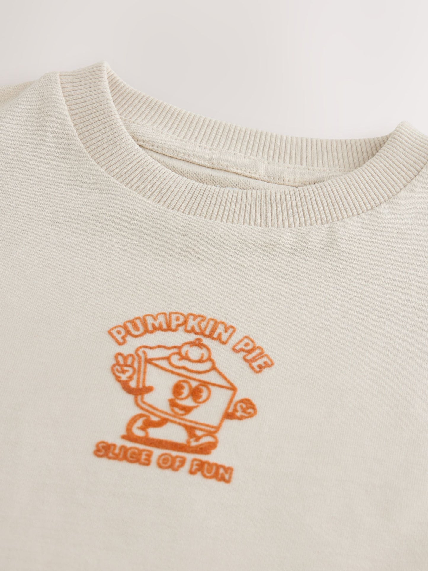 Dsiney Kidz - Cream Pumpkin Pie Long Sleeve Back Graphic T-Shirt (3mths-10yrs) image 6