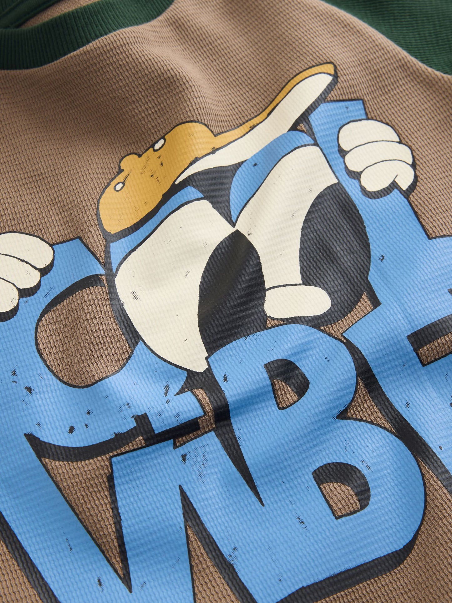 Dsiney Kidz - Brown/Khaki Cool Vibes Raglan Textured Long Sleeve Graphic T-Shirt (3mths-7yrs) image 8