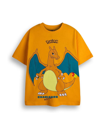 Dsiney Kidz - Vanilla Underground Orange Pikachu, Charizard, Gengar Short-Sleeved T-Shirts Multi-Pack of 3 image 2