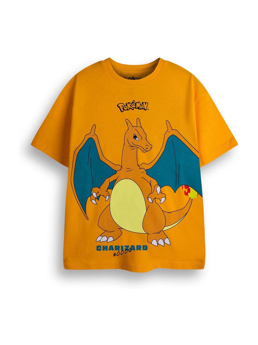 Dsiney Kidz - Vanilla Underground Orange Pikachu, Charizard, Gengar Short-Sleeved T-Shirts Multi-Pack of 3 image 2