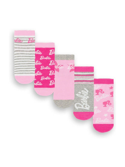 Vanilla Underground Pink Barbie Calf Socks Set of 5 image 1
