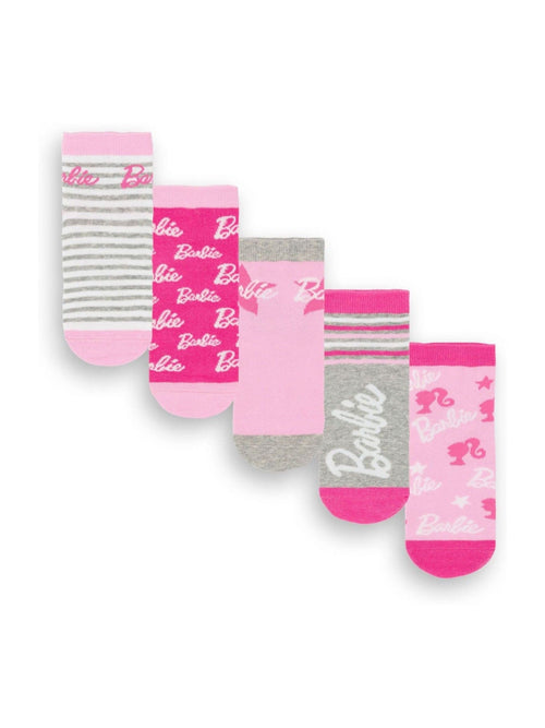 Vanilla Underground Pink Barbie Calf Socks Set of 5 image 1
