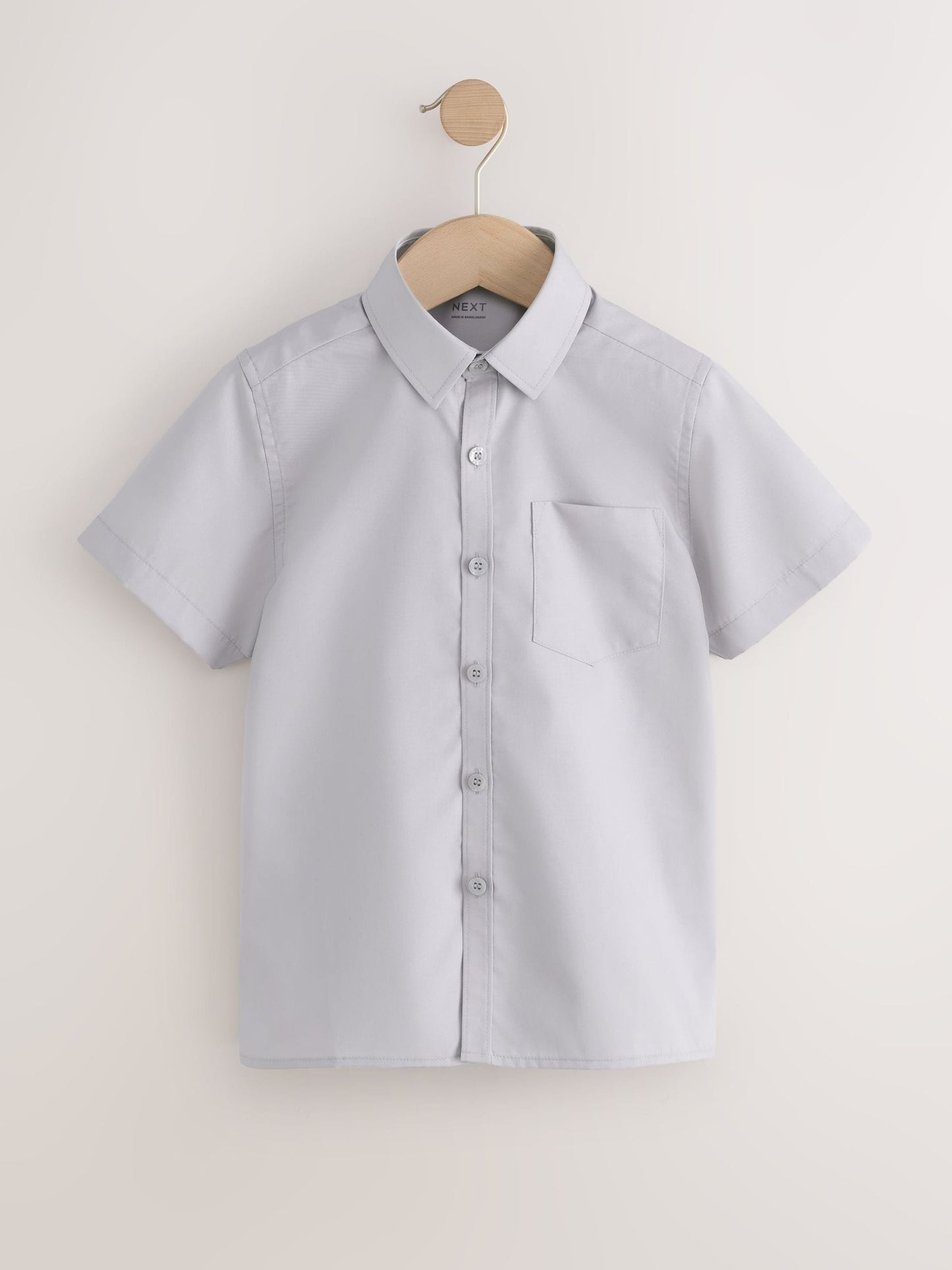 Dsiney Kidz - Grey Regular Fit Short Sleeve School 2 Pack Shirts (3-17yrs) image 2