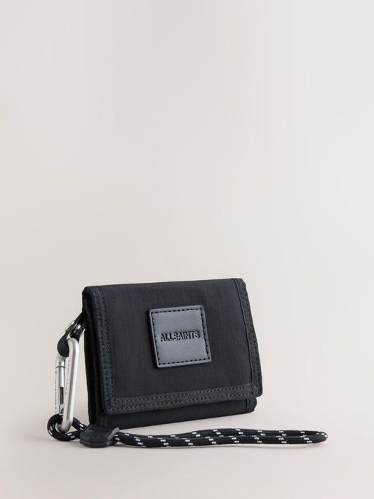 smALLSAINTS Black Back to School Underground Logo Ripstop Wallet - image 1
