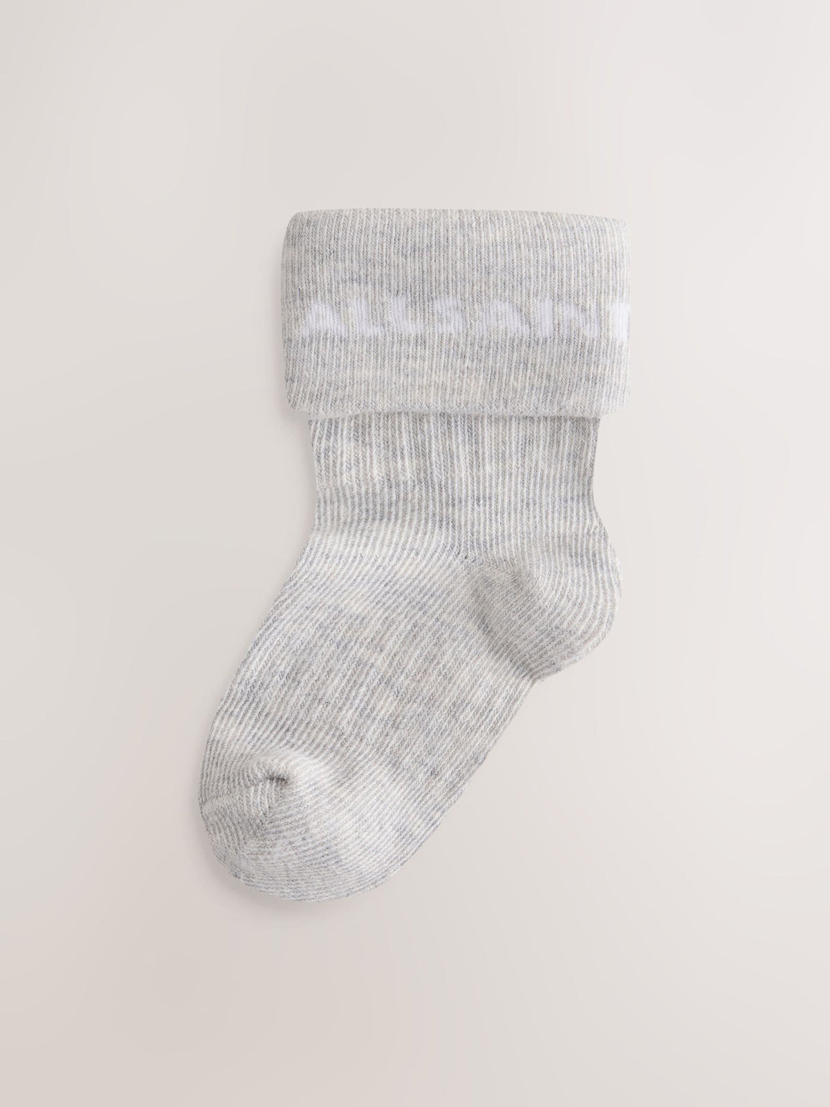 Dsiney Kidz - smALLSAINTS Blue Baby Logo Roll Top Socks 5 Pack image 4