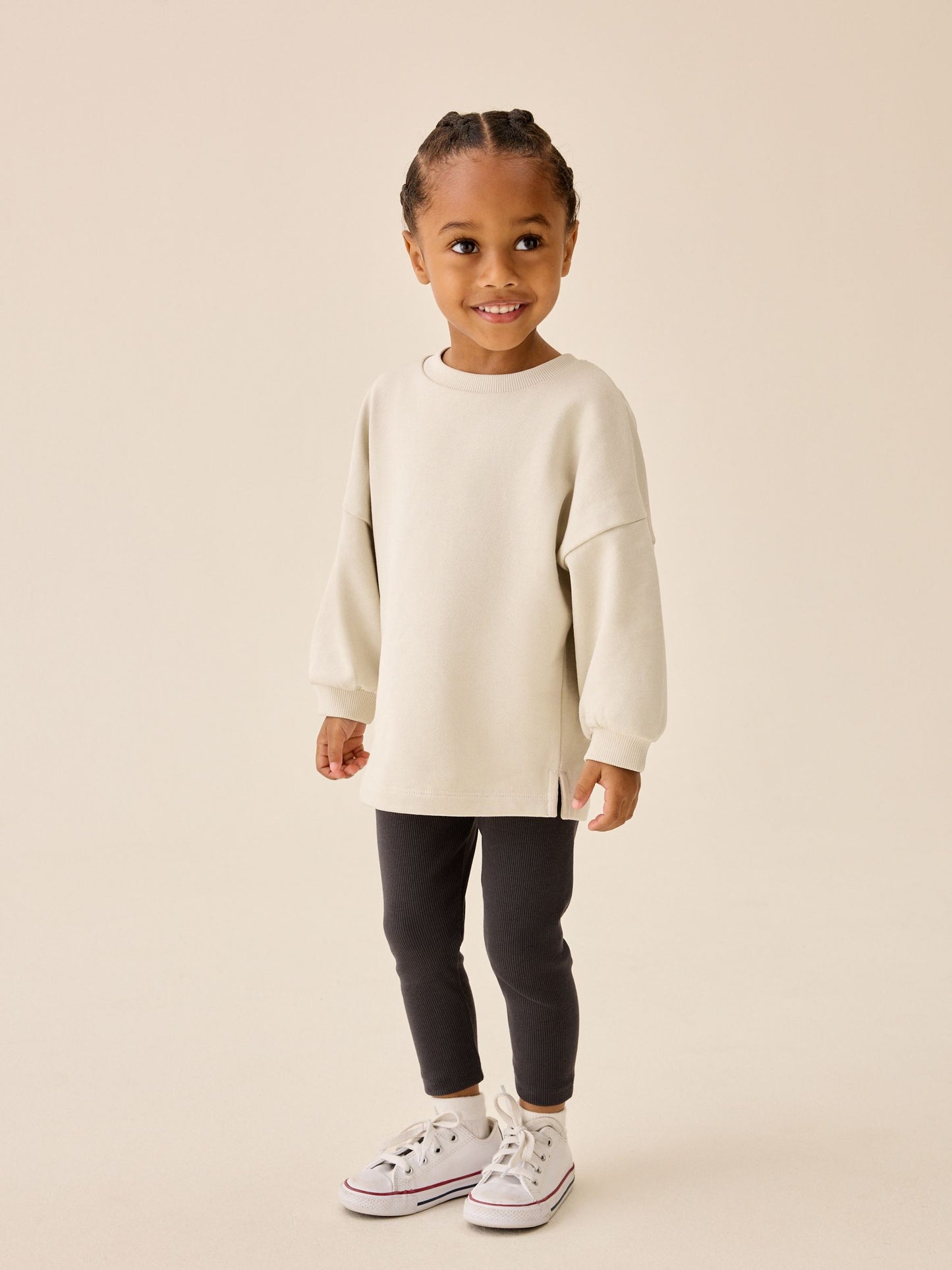 Dsiney Kidz - Off-White Long Sleeve Top and Leggings Set (3mths-7yrs) image 2