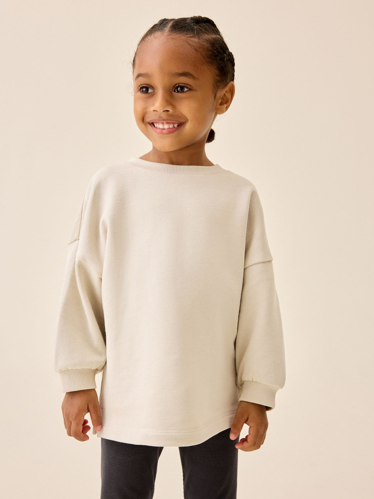 Dsiney Kidz - Off-White Long Sleeve Top and Leggings Set (3mths-7yrs) image 3
