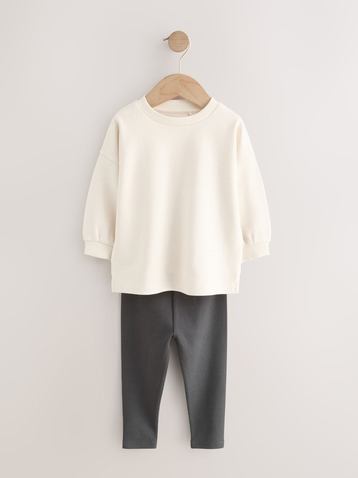 Dsiney Kidz - Off-White Long Sleeve Top and Leggings Set (3mths-7yrs) image 4