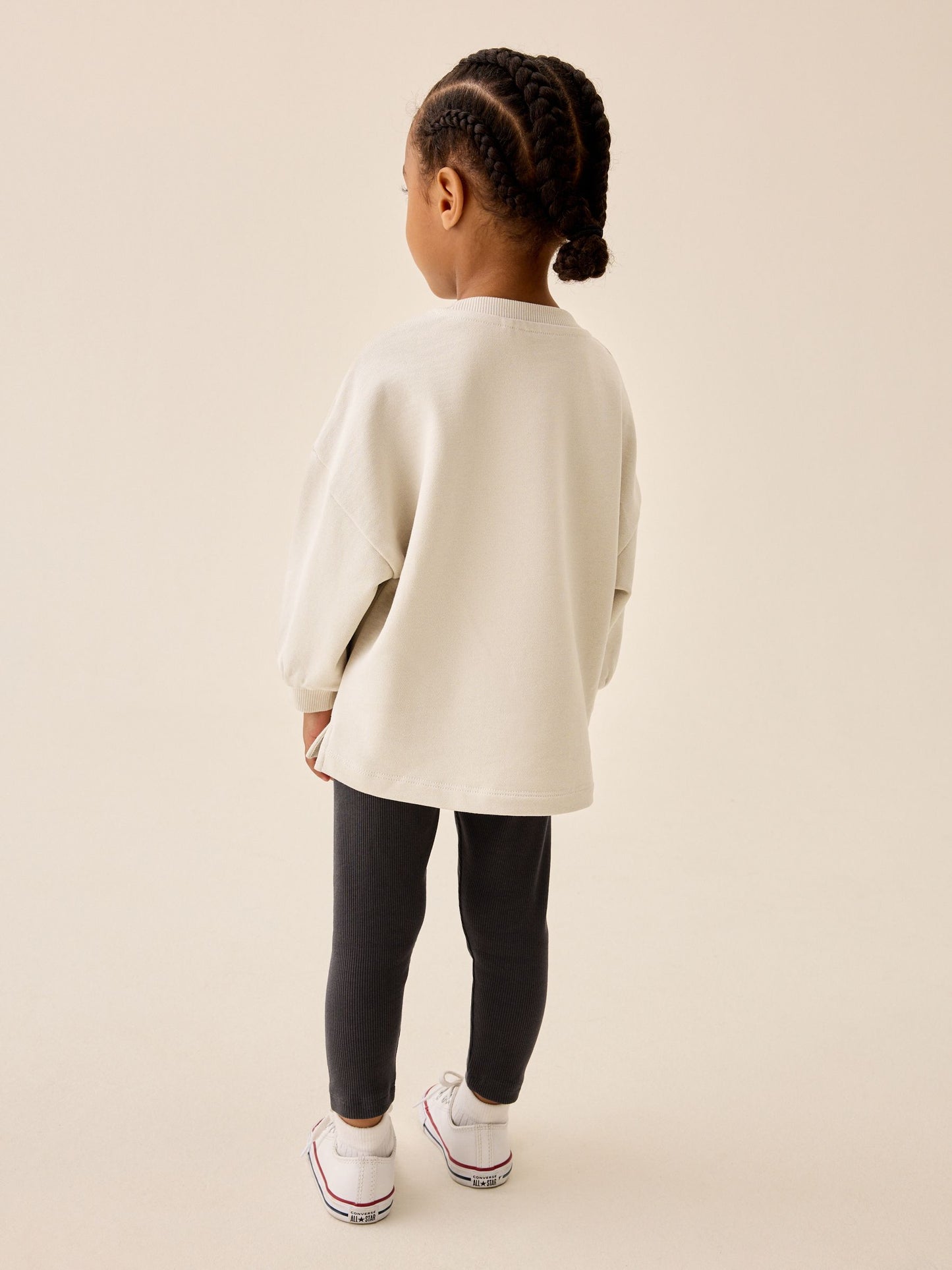 Dsiney Kidz - Off-White Long Sleeve Top and Leggings Set (3mths-7yrs) image 1