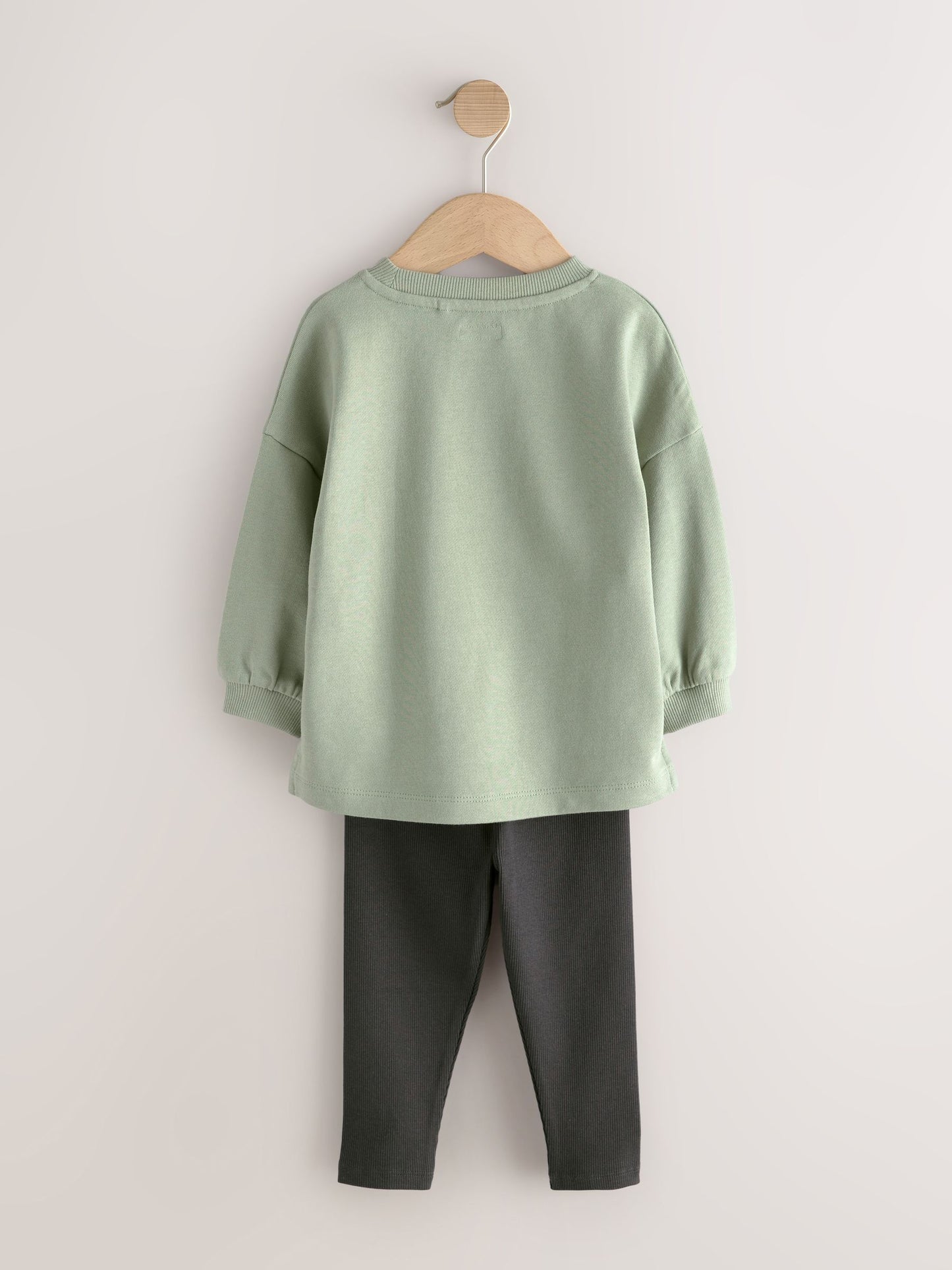 Sage Green Long Sleeve Top and Leggings Set (3mths-7yrs) image 6