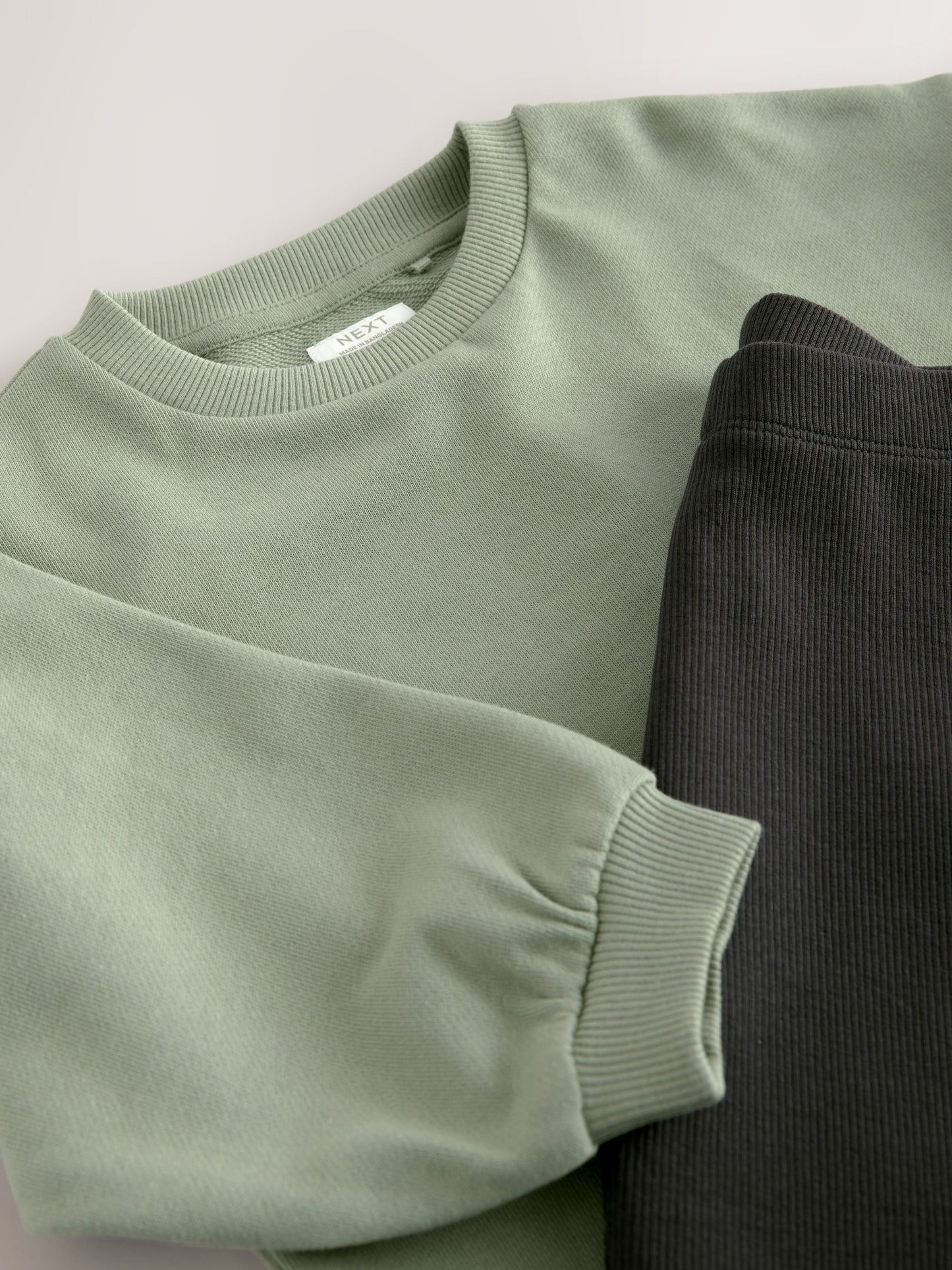 Sage Green Long Sleeve Top and Leggings Set (3mths-7yrs) image 7