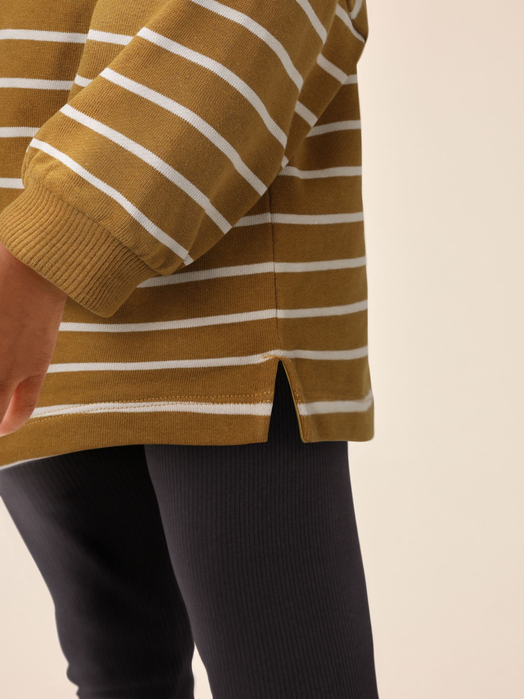 Mustard Stripe Long Sleeve Top and Leggings Set (3mths-7yrs) image 3