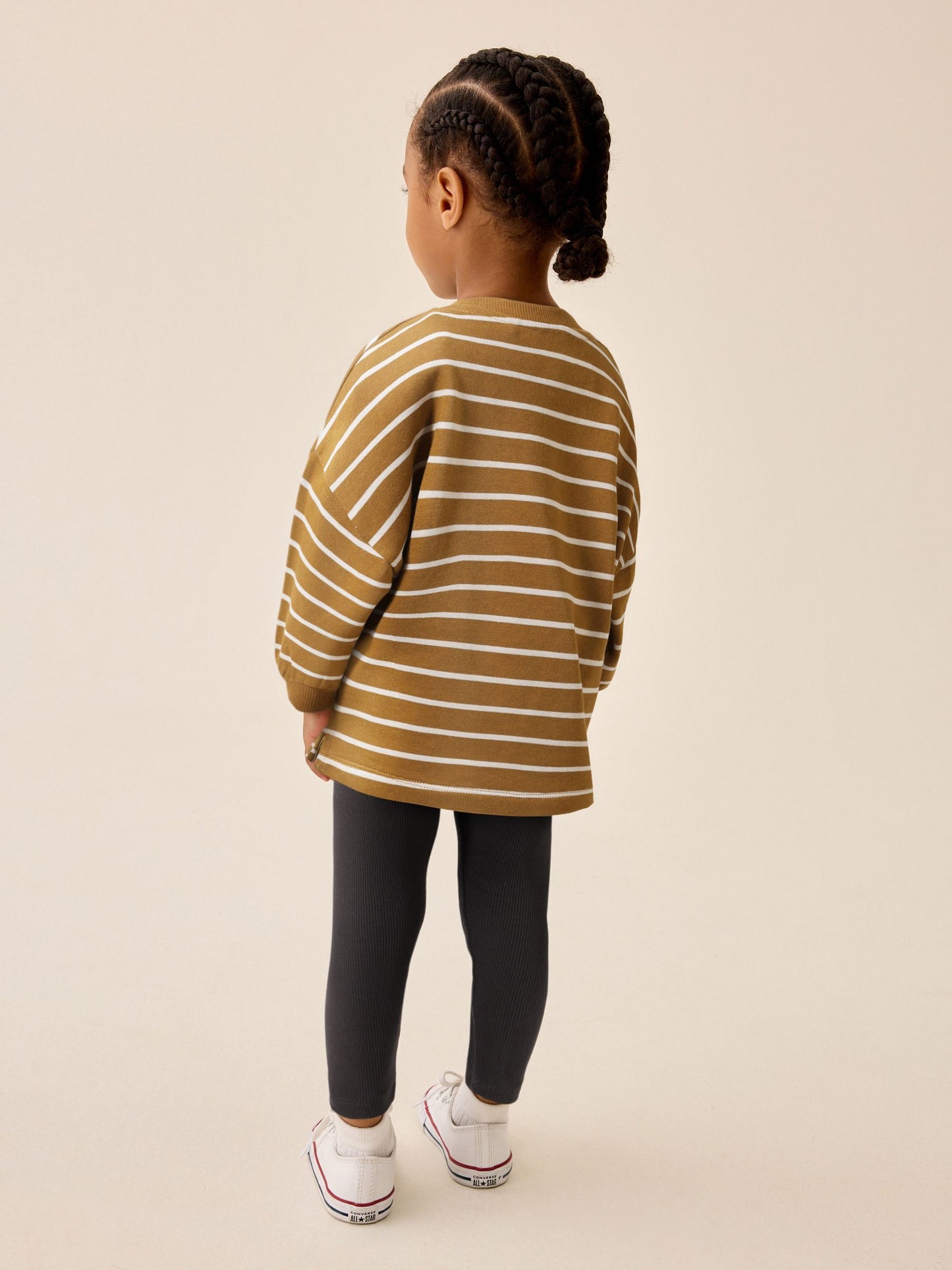 Mustard Stripe Long Sleeve Top and Leggings Set (3mths-7yrs) image 4
