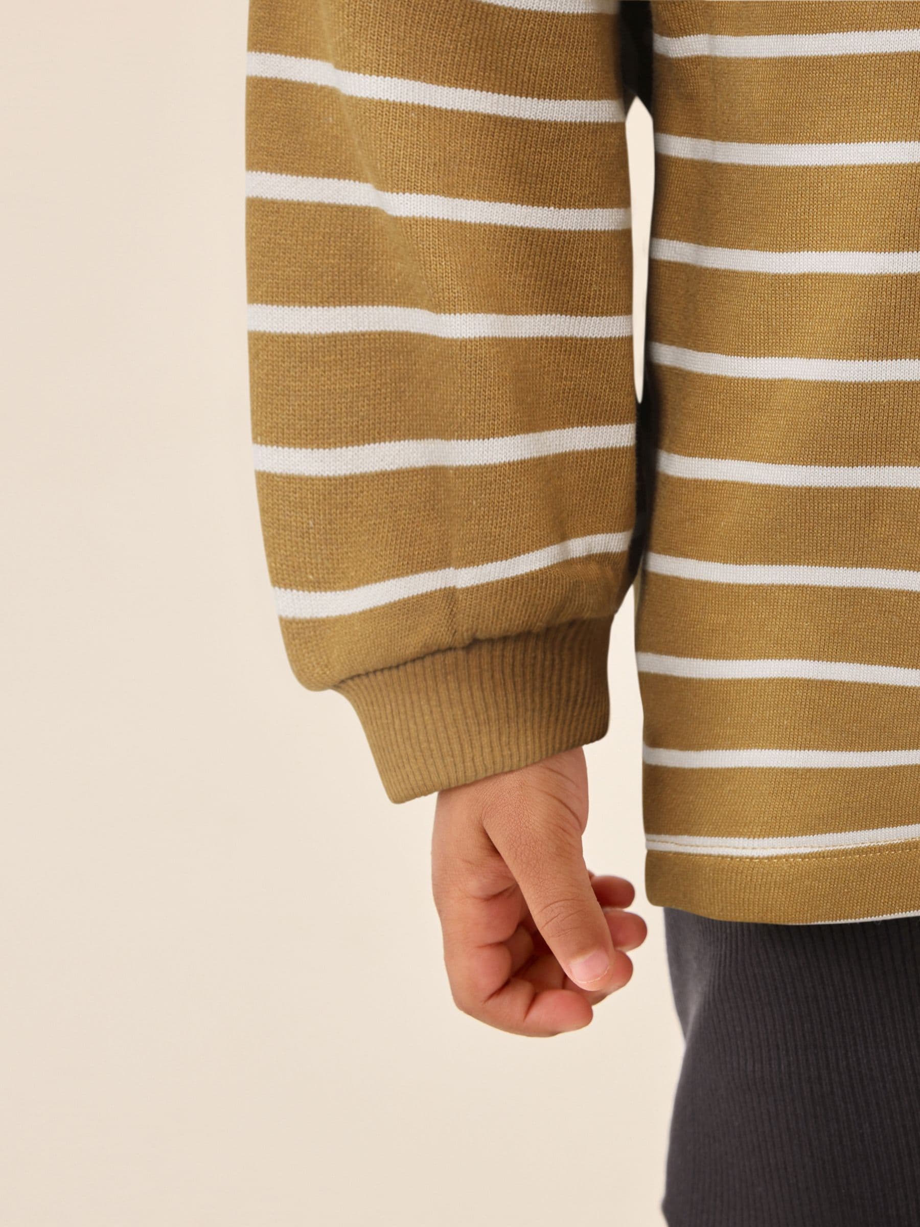 Mustard Stripe Long Sleeve Top and Leggings Set (3mths-7yrs) image 5