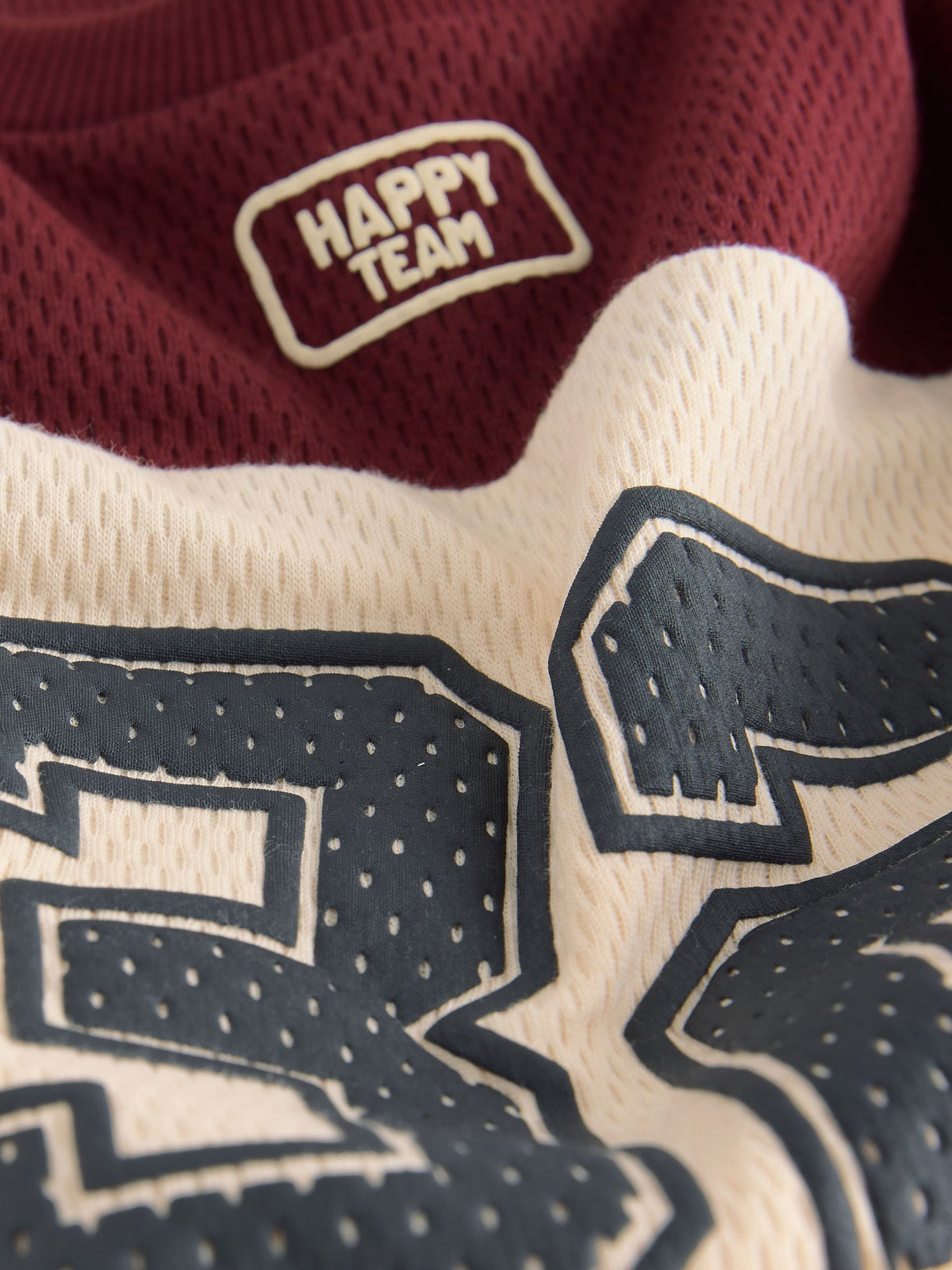 Berry/Ecru Varsity Top and Joggers Set (3mths-7yrs) - image 7