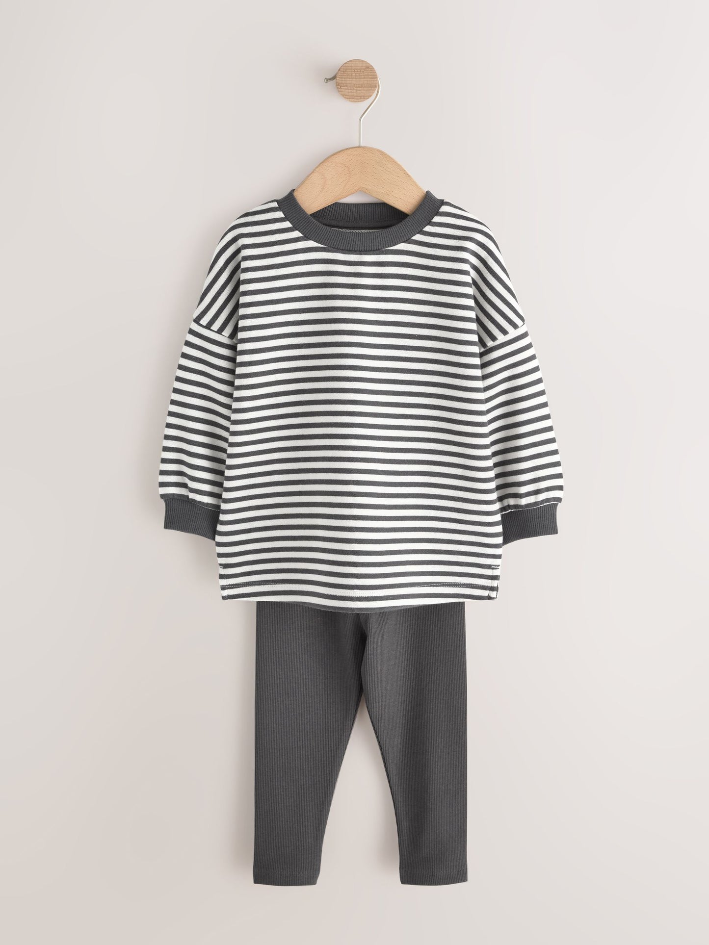 Multi Crew Top and Legging Set 3 Pack (3mths-7yrs) image 5