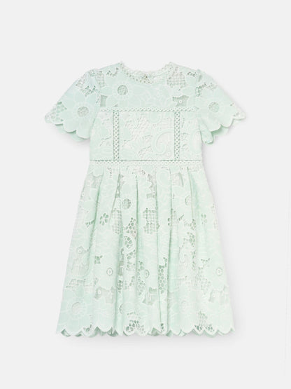 Angel & Rocket Green Maeva Lace Dress image 6