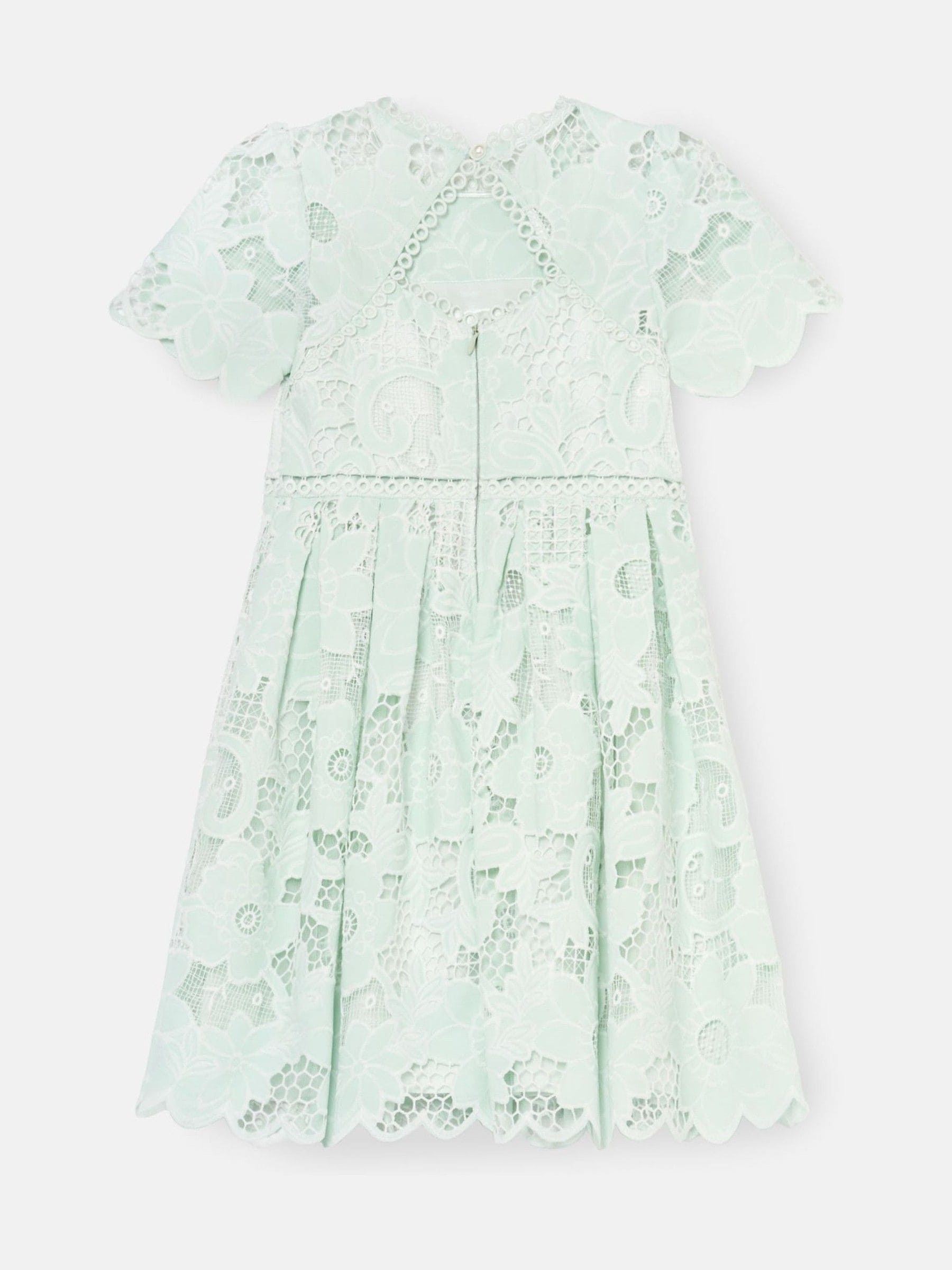 Angel & Rocket Green Maeva Lace Dress image 7