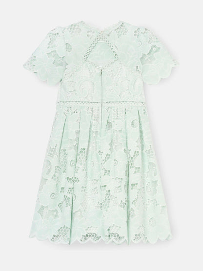 Angel & Rocket Green Maeva Lace Dress image 7